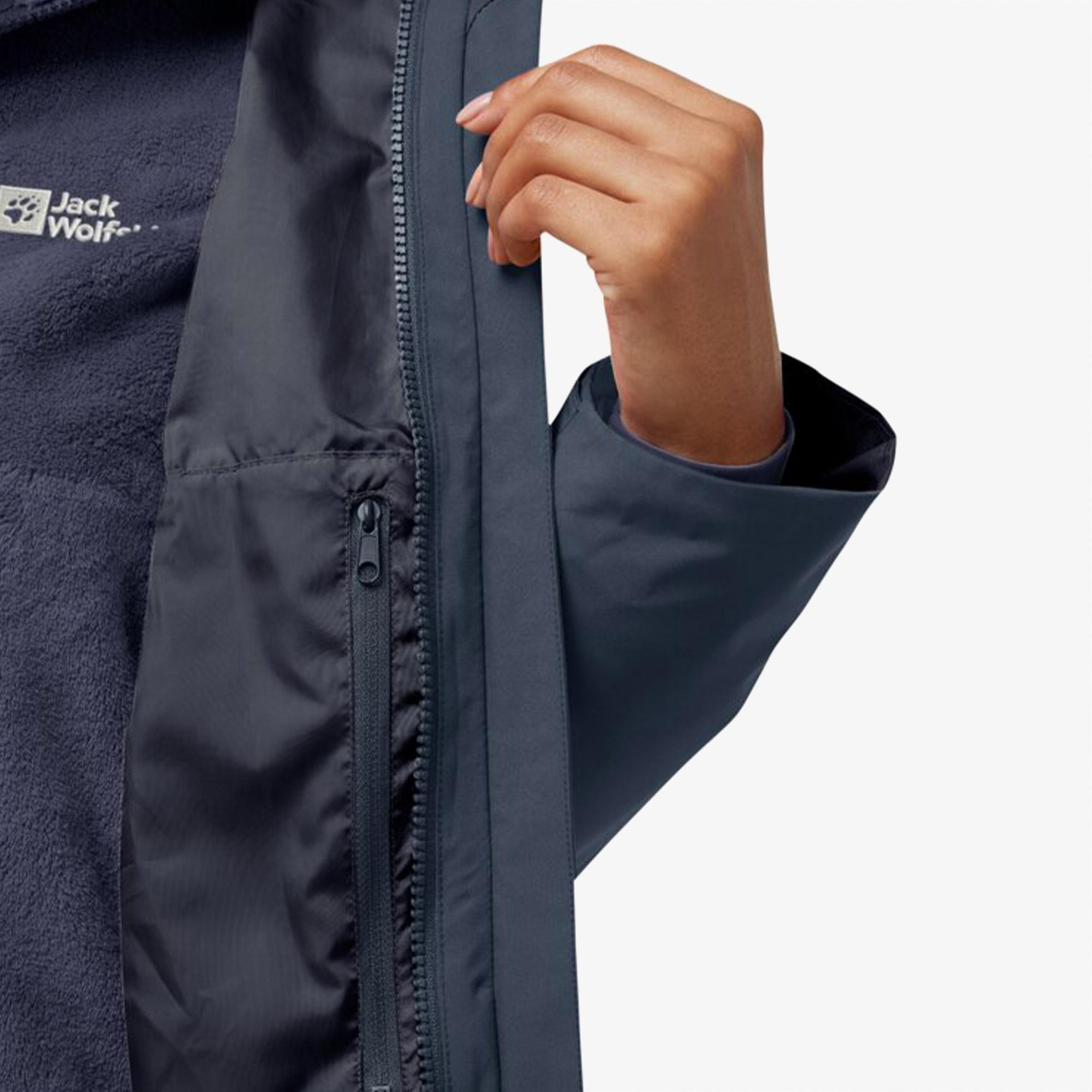Jack Wolfskin Rotwand 3in3 Kadın Lacivert Ceket
