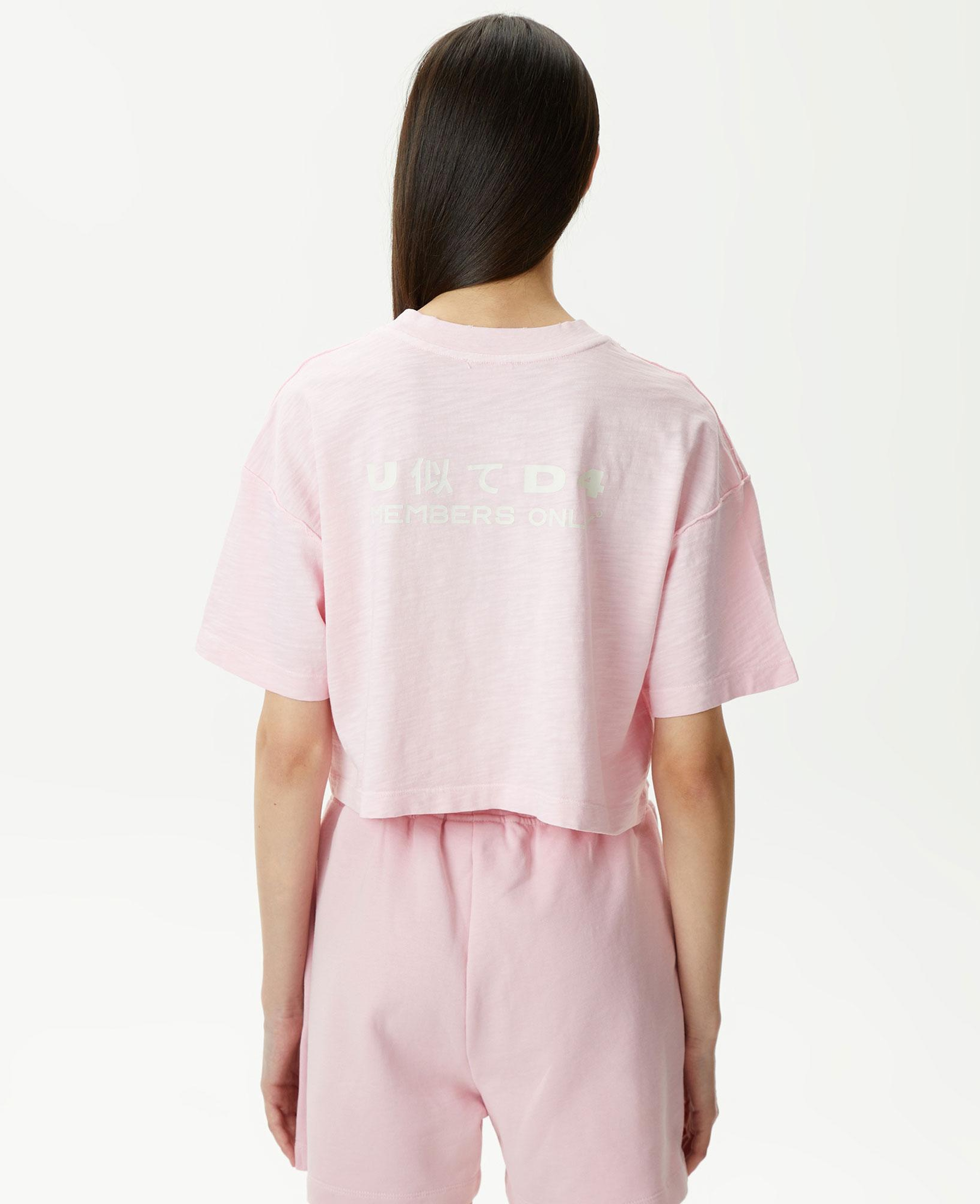 UNITED4 Classic Kadın Pembe Crop T-Shirt
