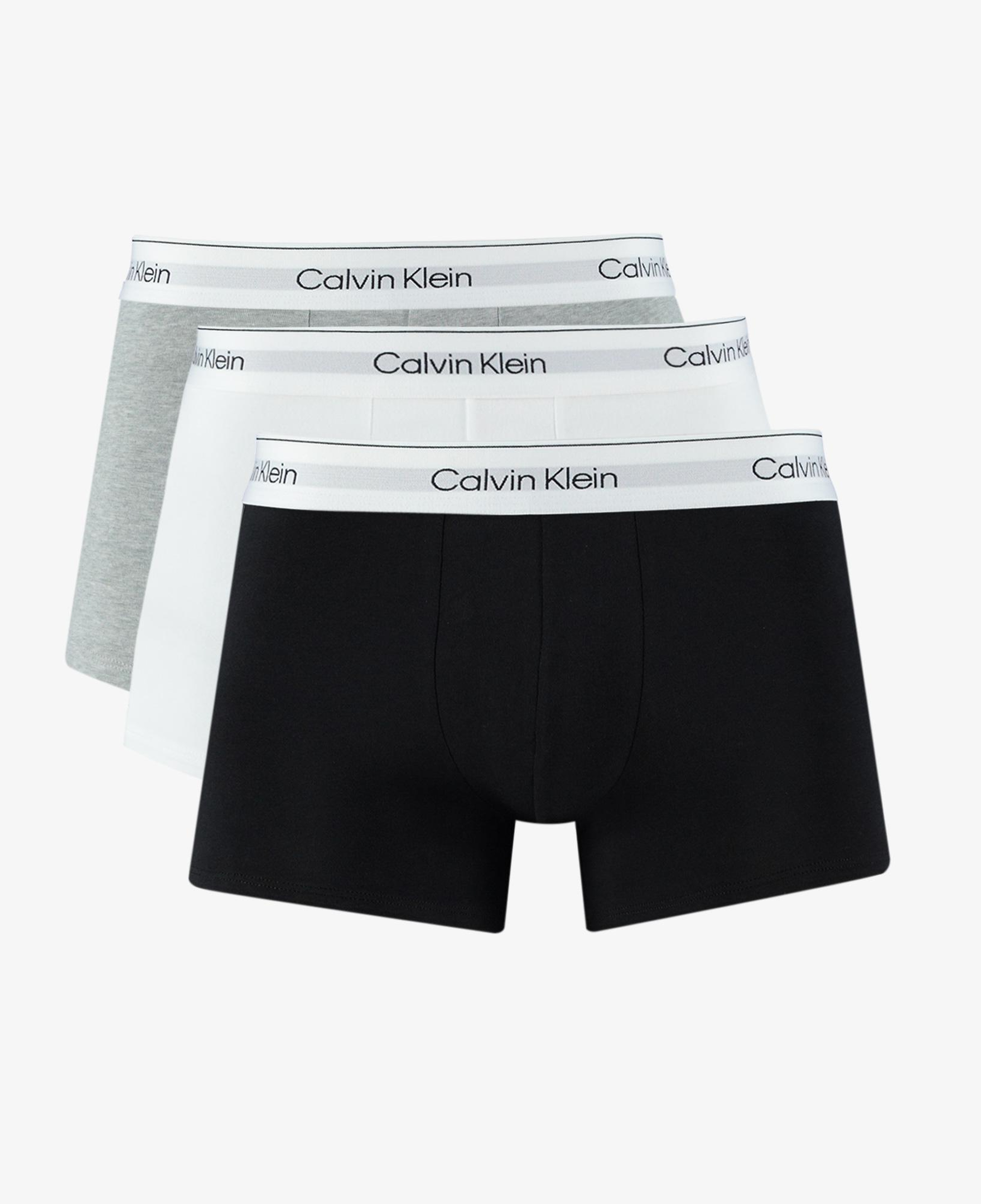 Calvin Klein Trunk 3'lü Erkek Siyah/Beyaz/Gri Boxer