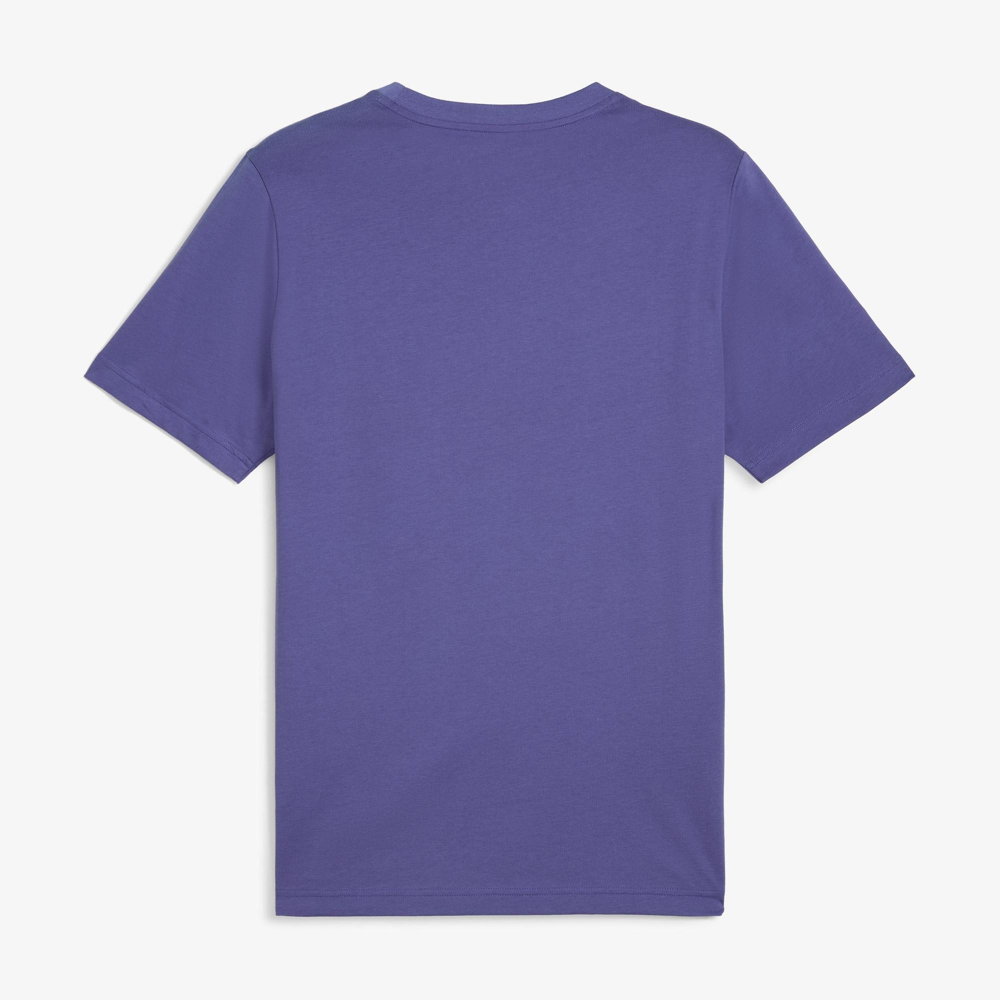 Puma Graphics icon Erkek Mavi T-Shirt
