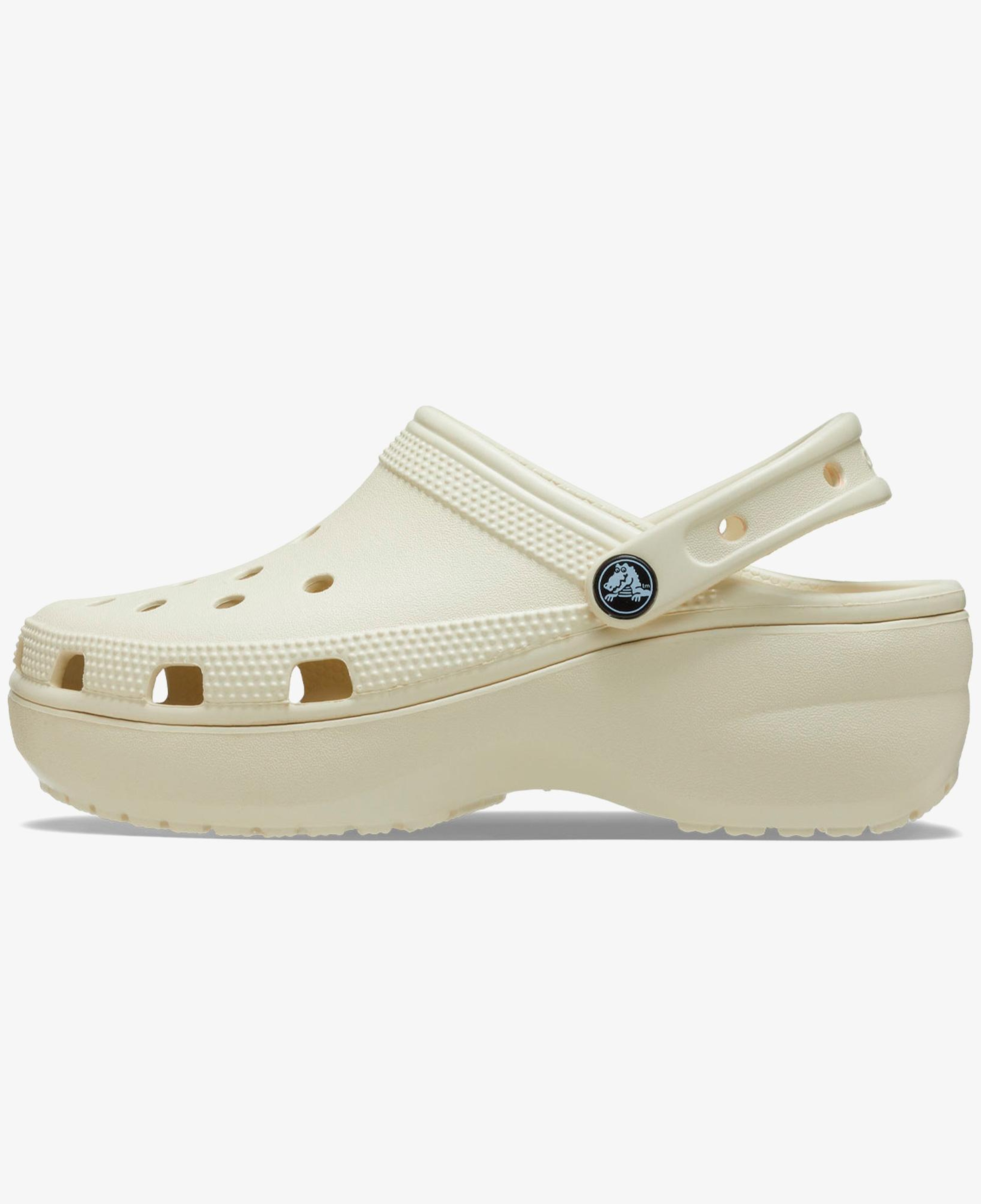Crocs Classic Platform Kadın Krem Terlik