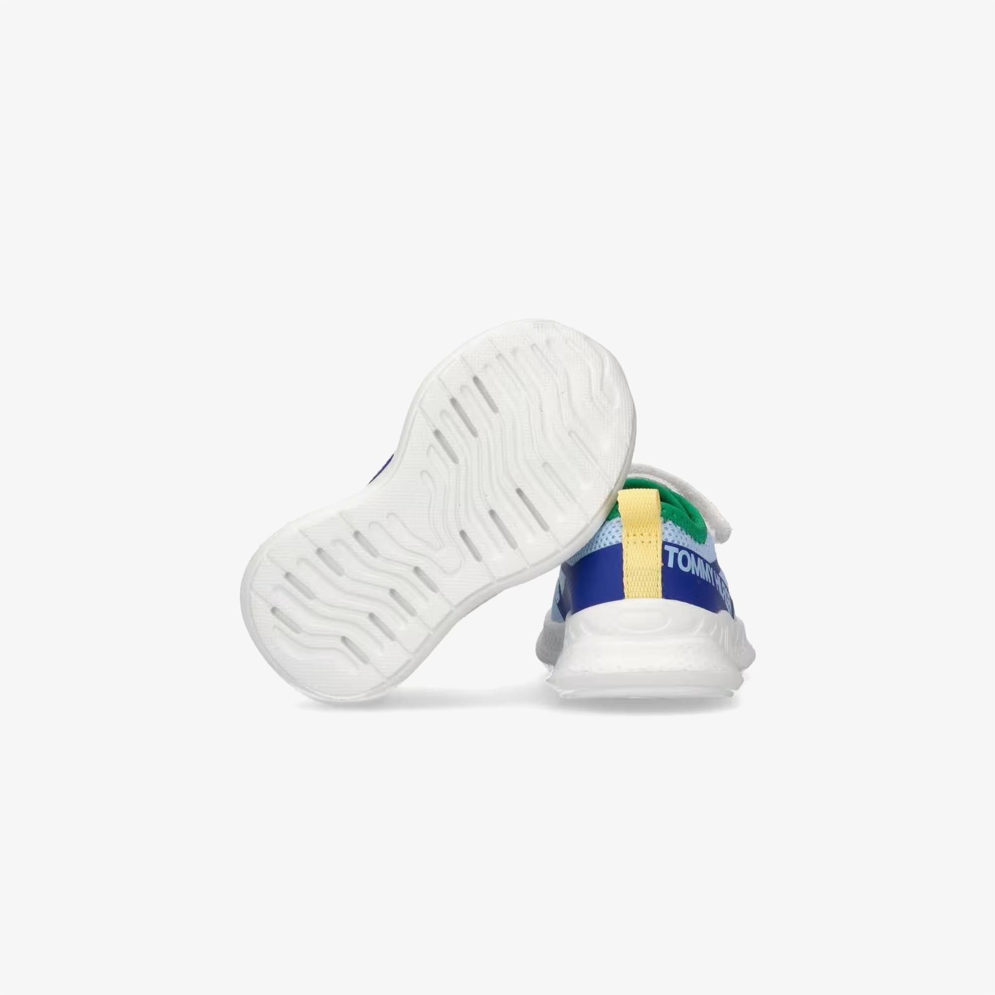 Tommy Hilfiger Lace Up Velcro Çocuk Mavi Spor Ayakkabı