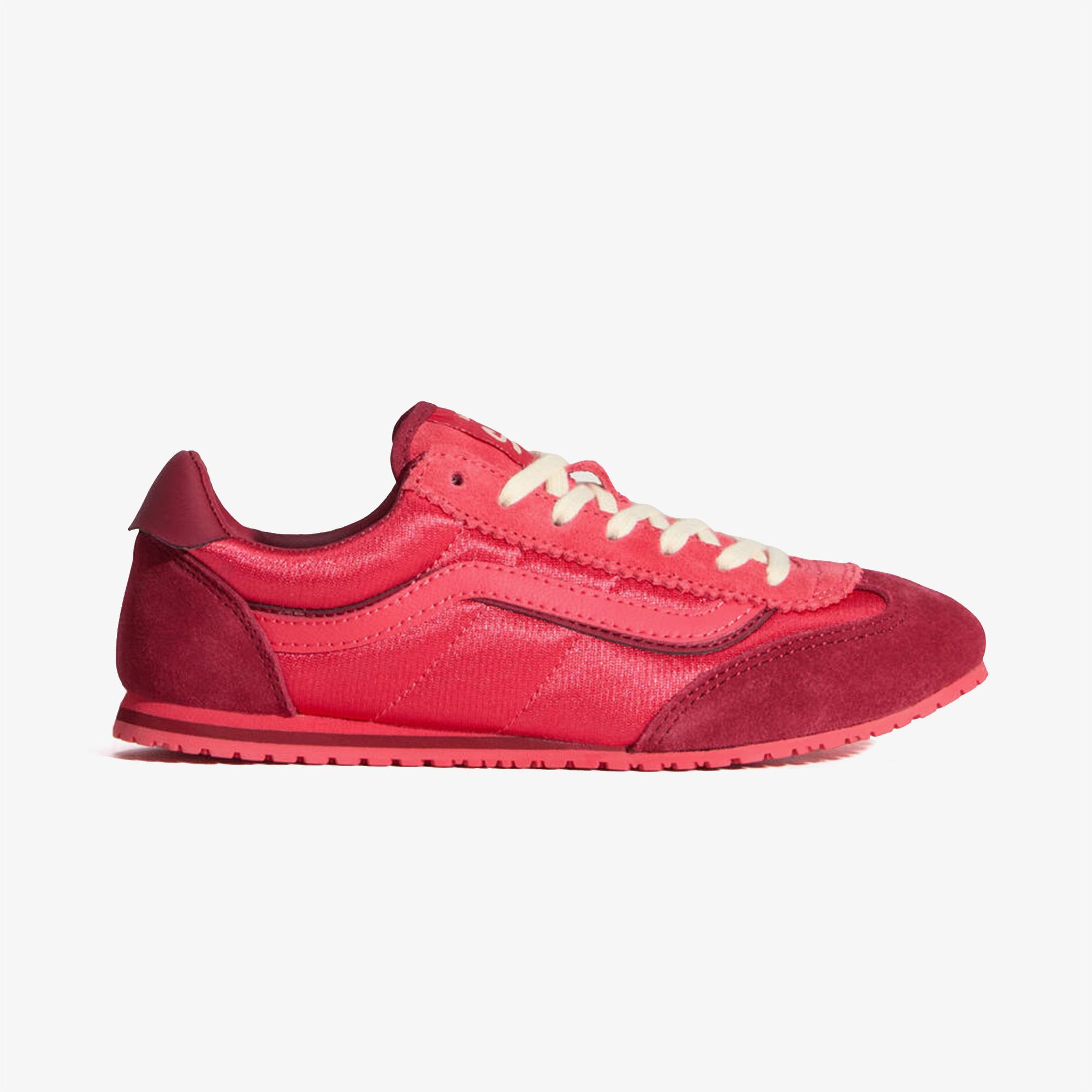 Vans Super Lowpro Unisex Bordo Sneaker