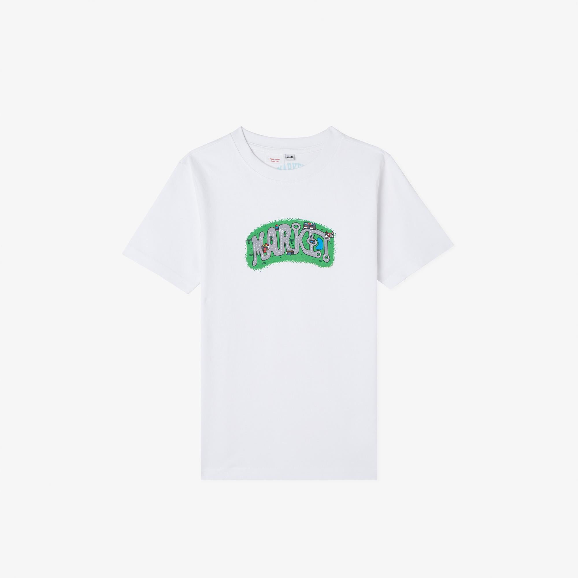 Market City Streets Beyaz T-Shirt