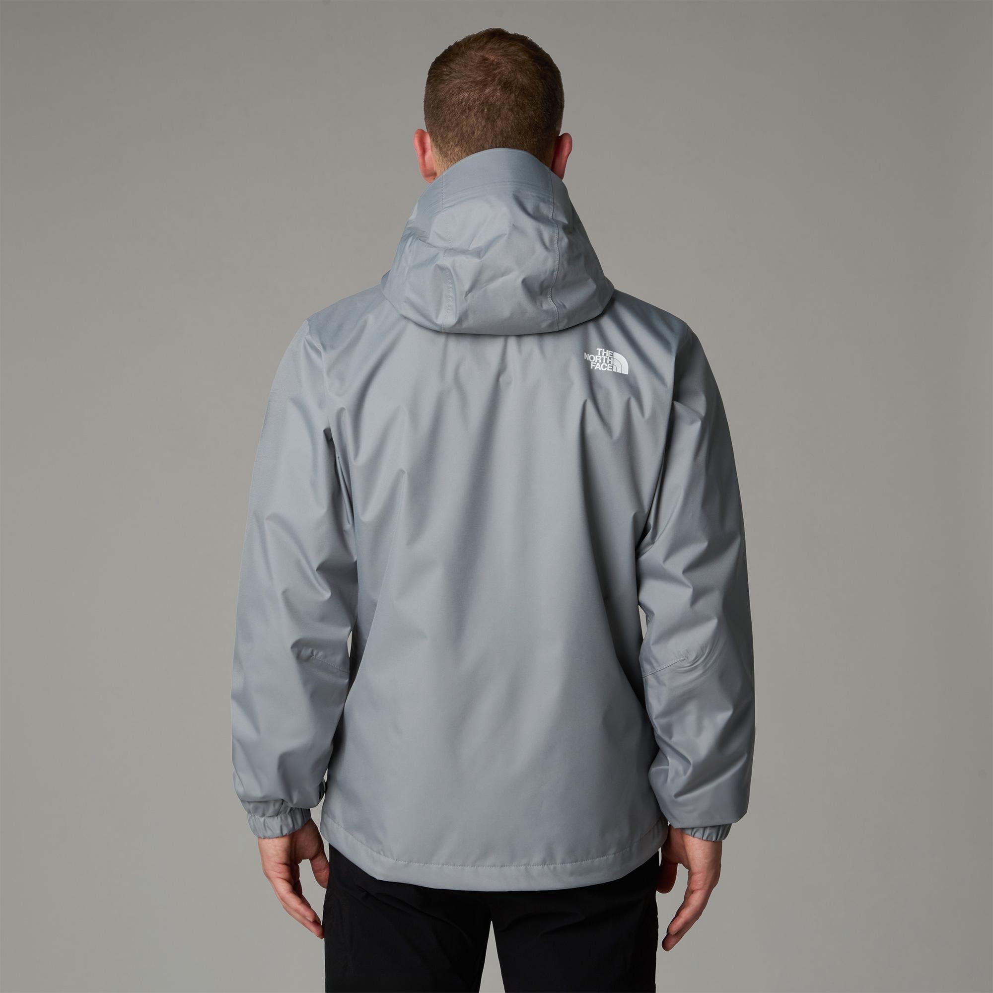 The North Face Quest Kapüşonlu Erkek Gri Mont