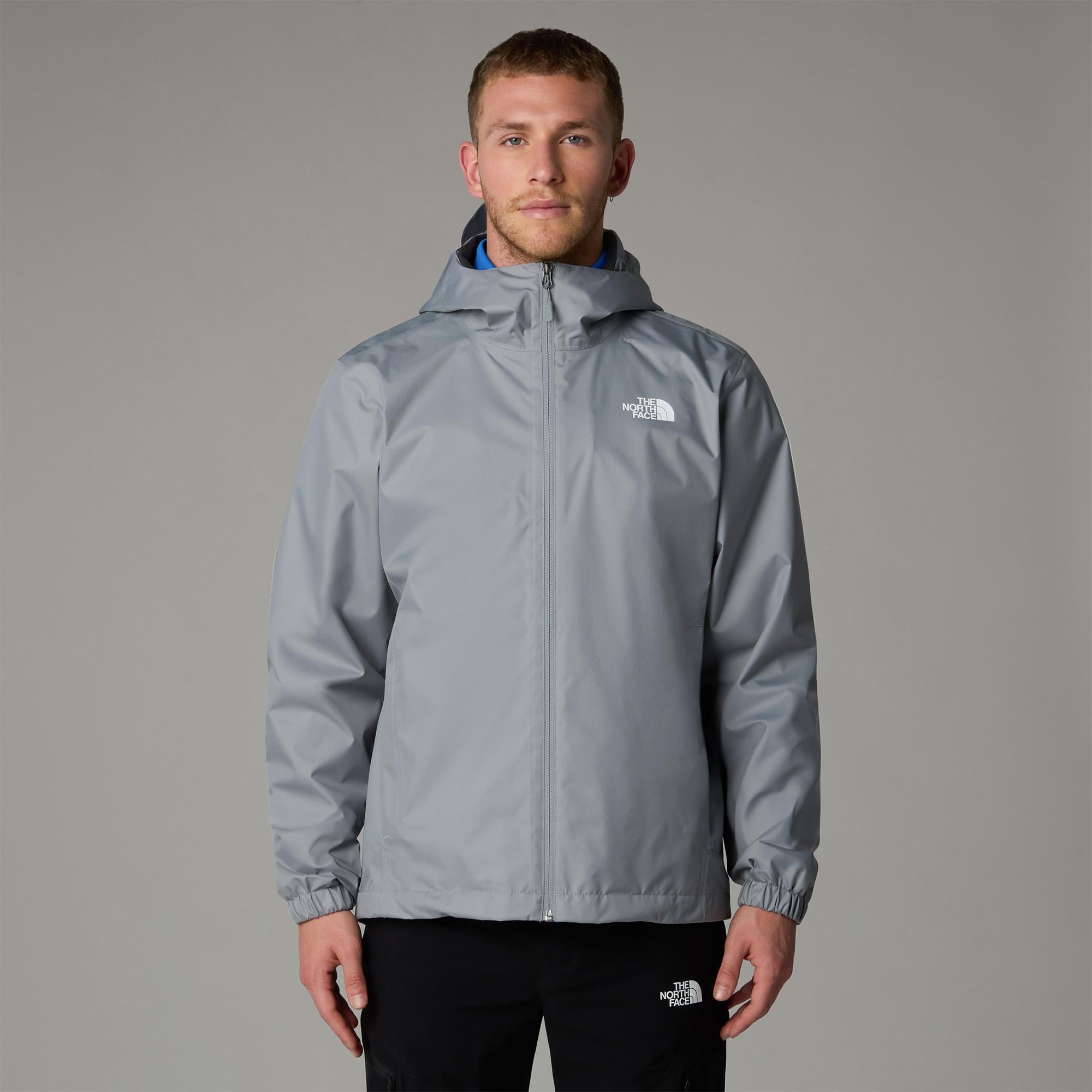The North Face Quest Kapüşonlu Erkek Gri Mont
