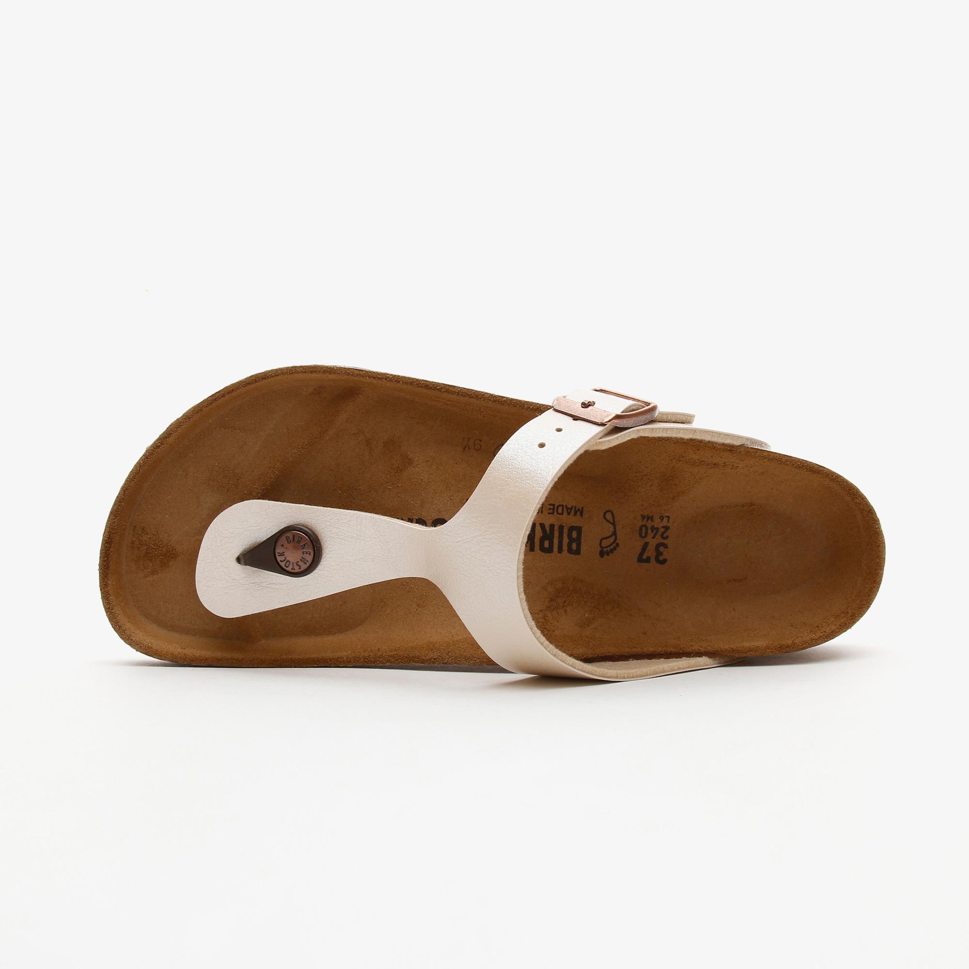 Birkenstock Gizeh Birko-Flor Graceful Kadın Beyaz Sandalet
