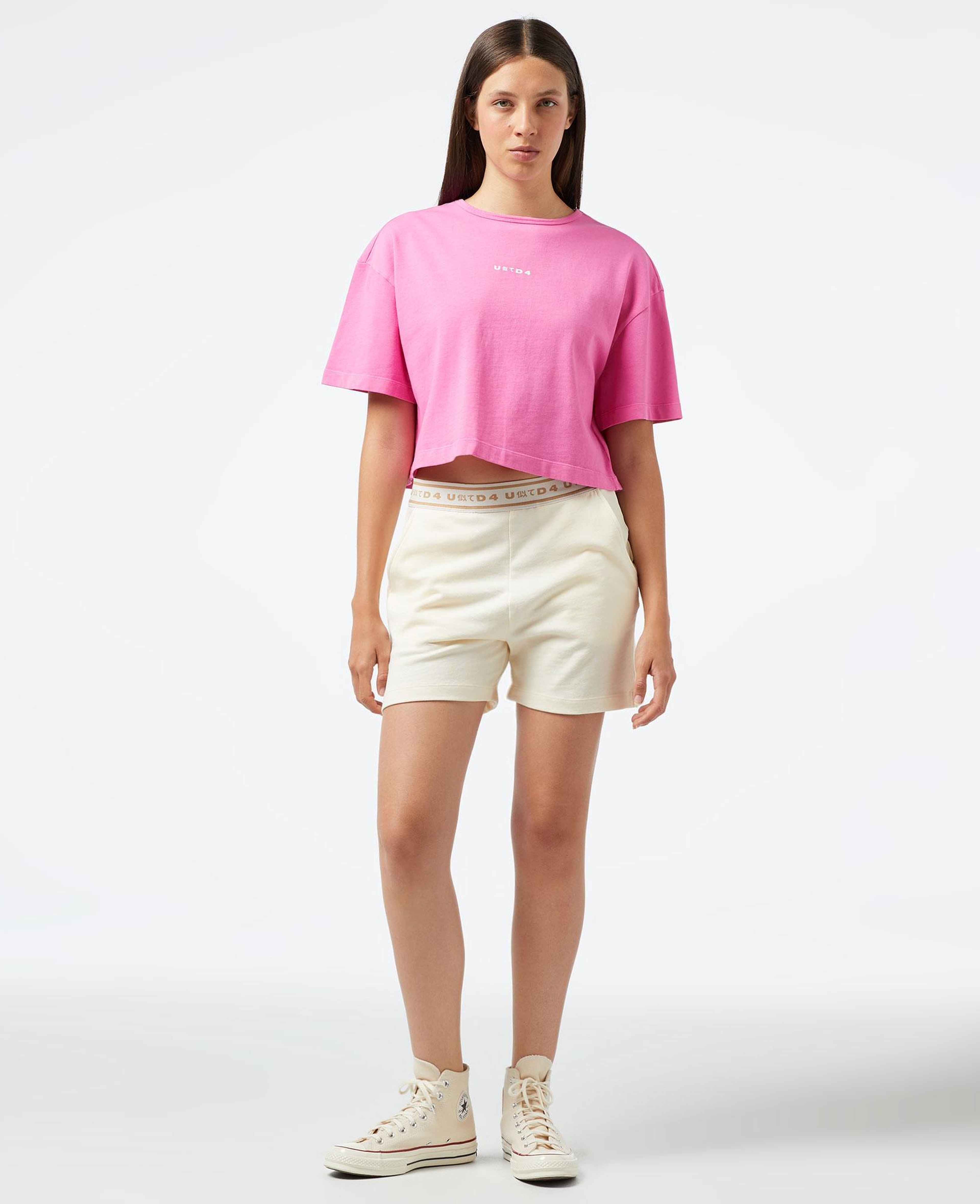 UNITED4 Essentials Kadın Pembe Crop
