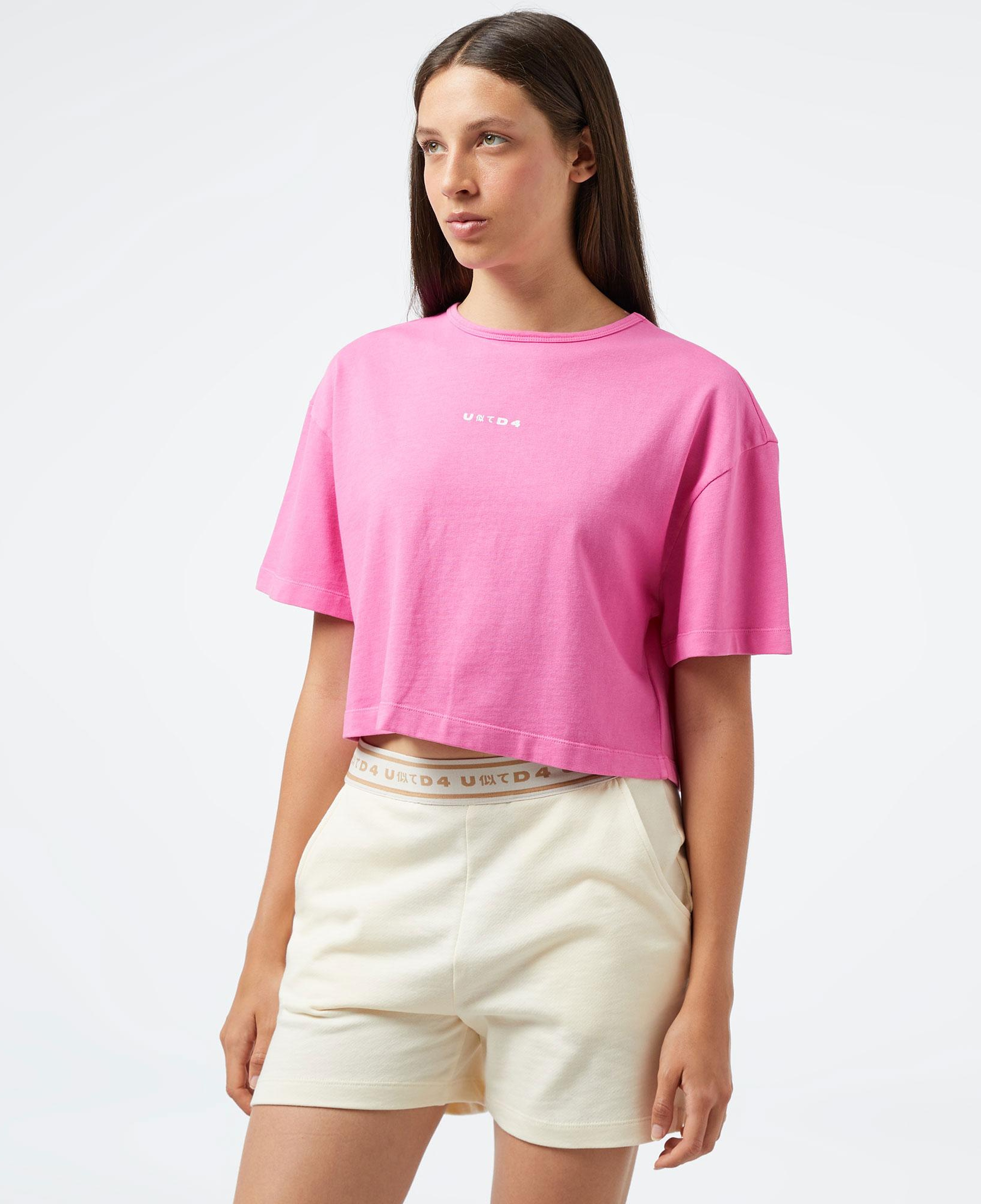 UNITED4 Essentials Kadın Pembe Crop