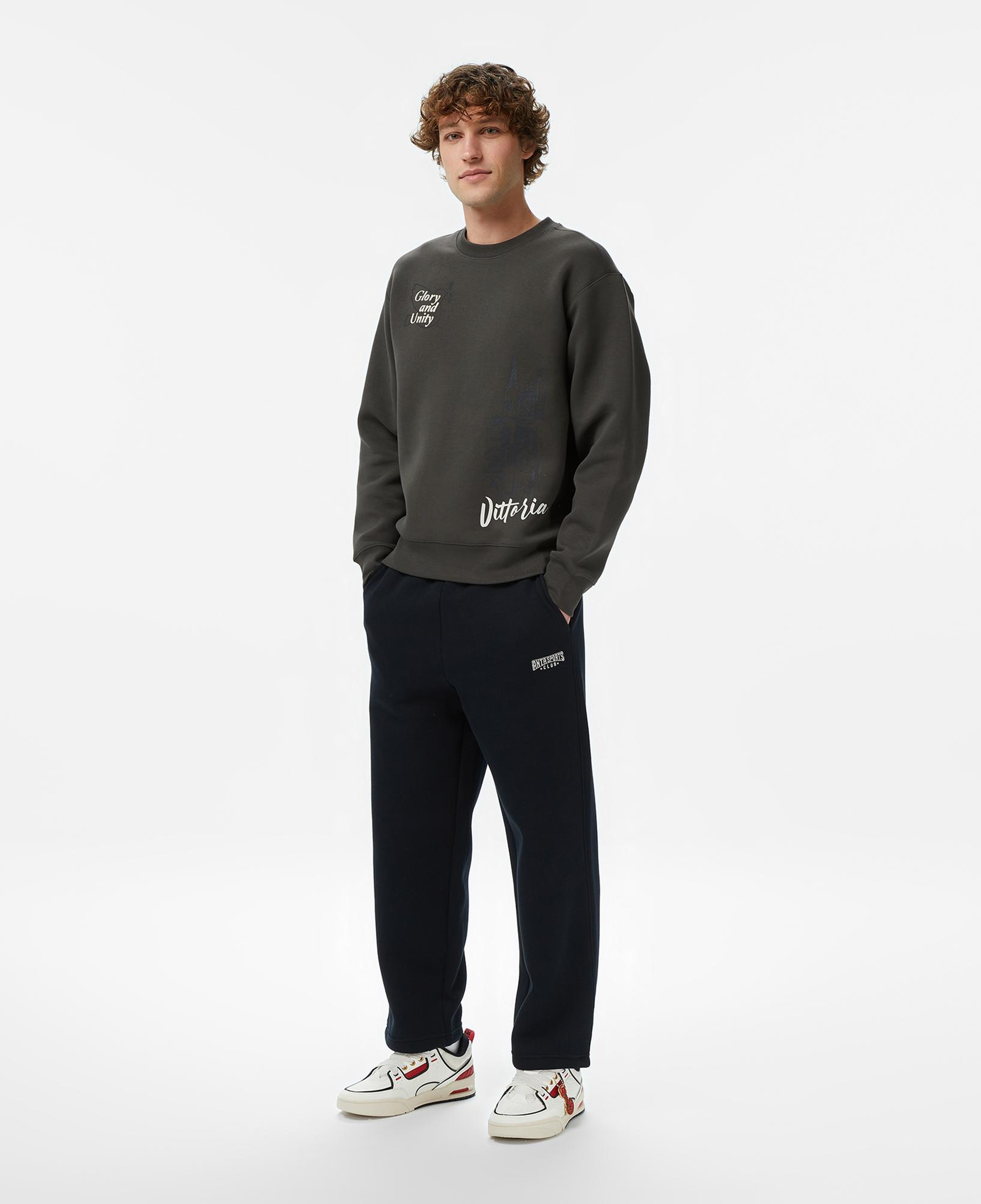 Anta Mılano Erkek Kahverengi Sweatshirt