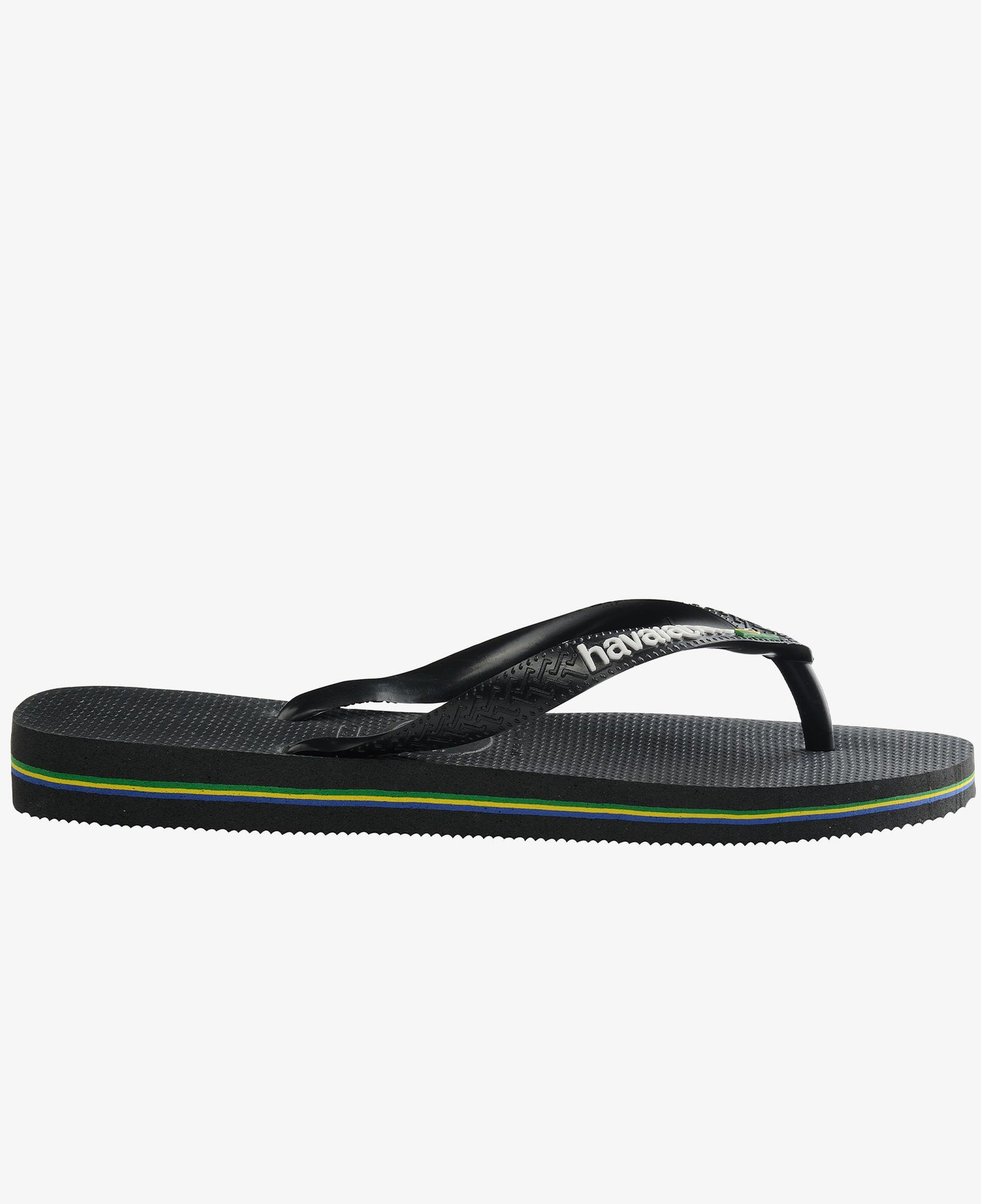 Havaianas Brasil Logo Erkek Siyah Terlik