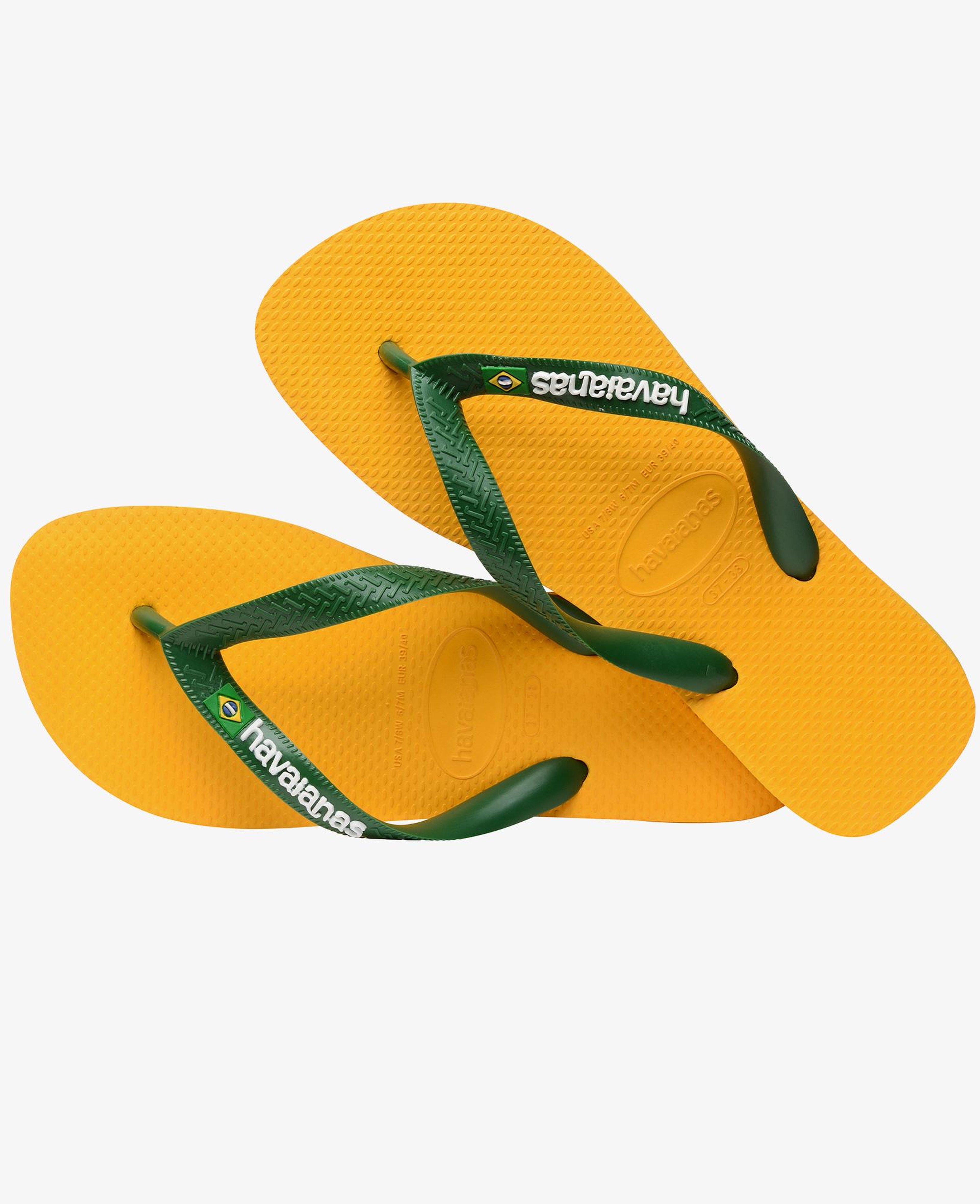 Havaianas Brasil Logo Unisex Sarı Terlik