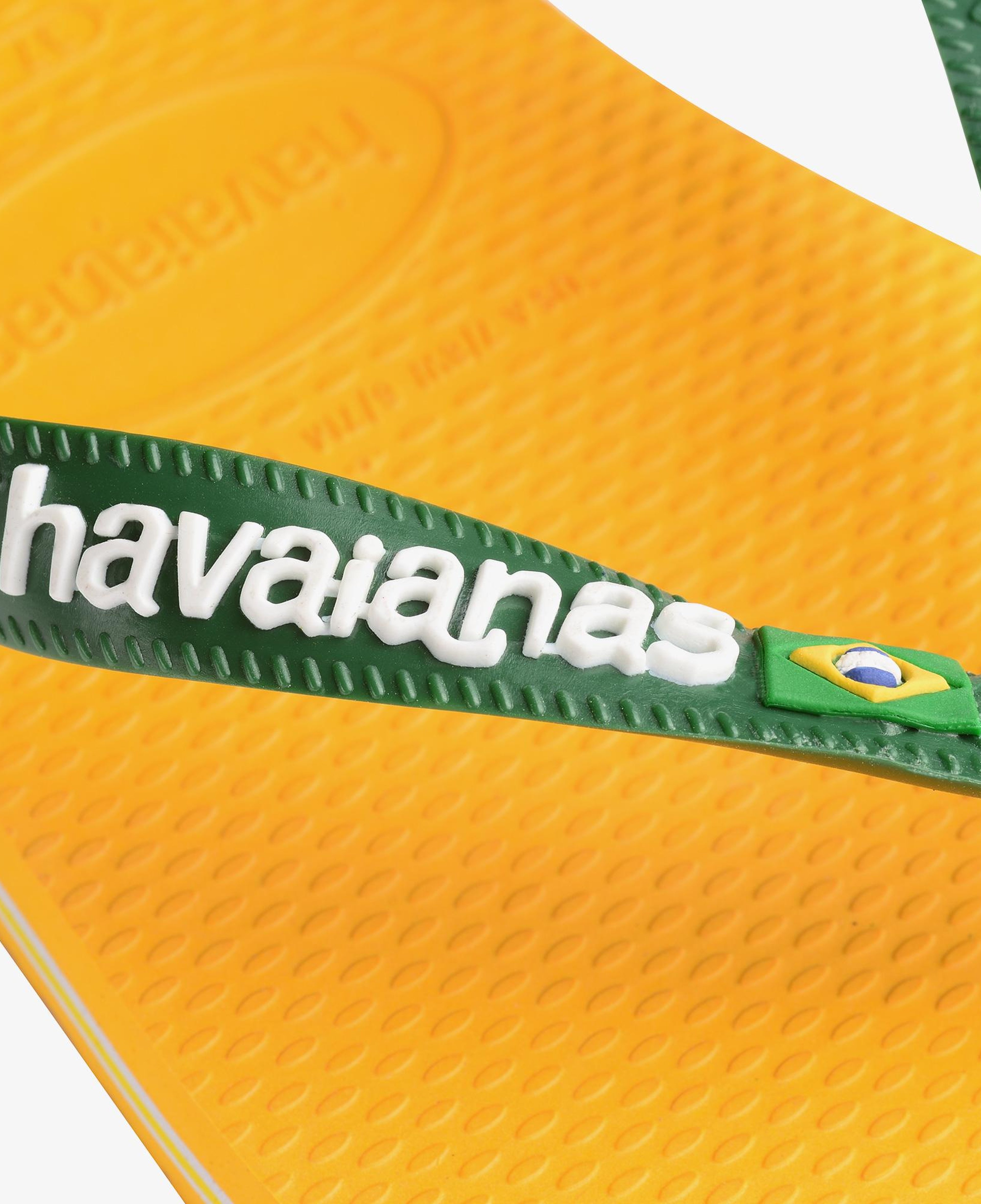 Havaianas Brasil Logo Unisex Sarı Terlik