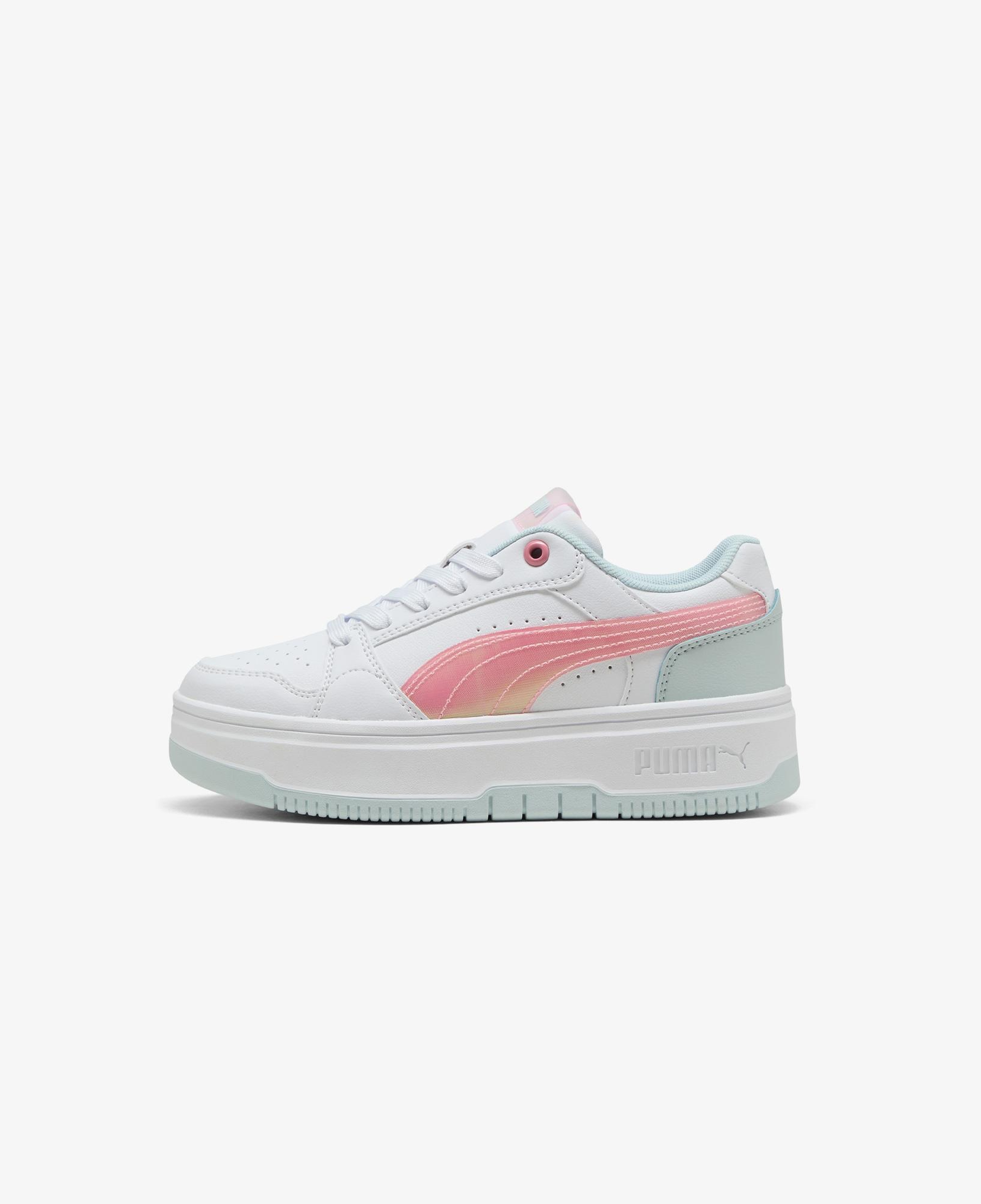 Puma Rebound Femme Space Belle Çocuk Beyaz Spor Ayakkabı