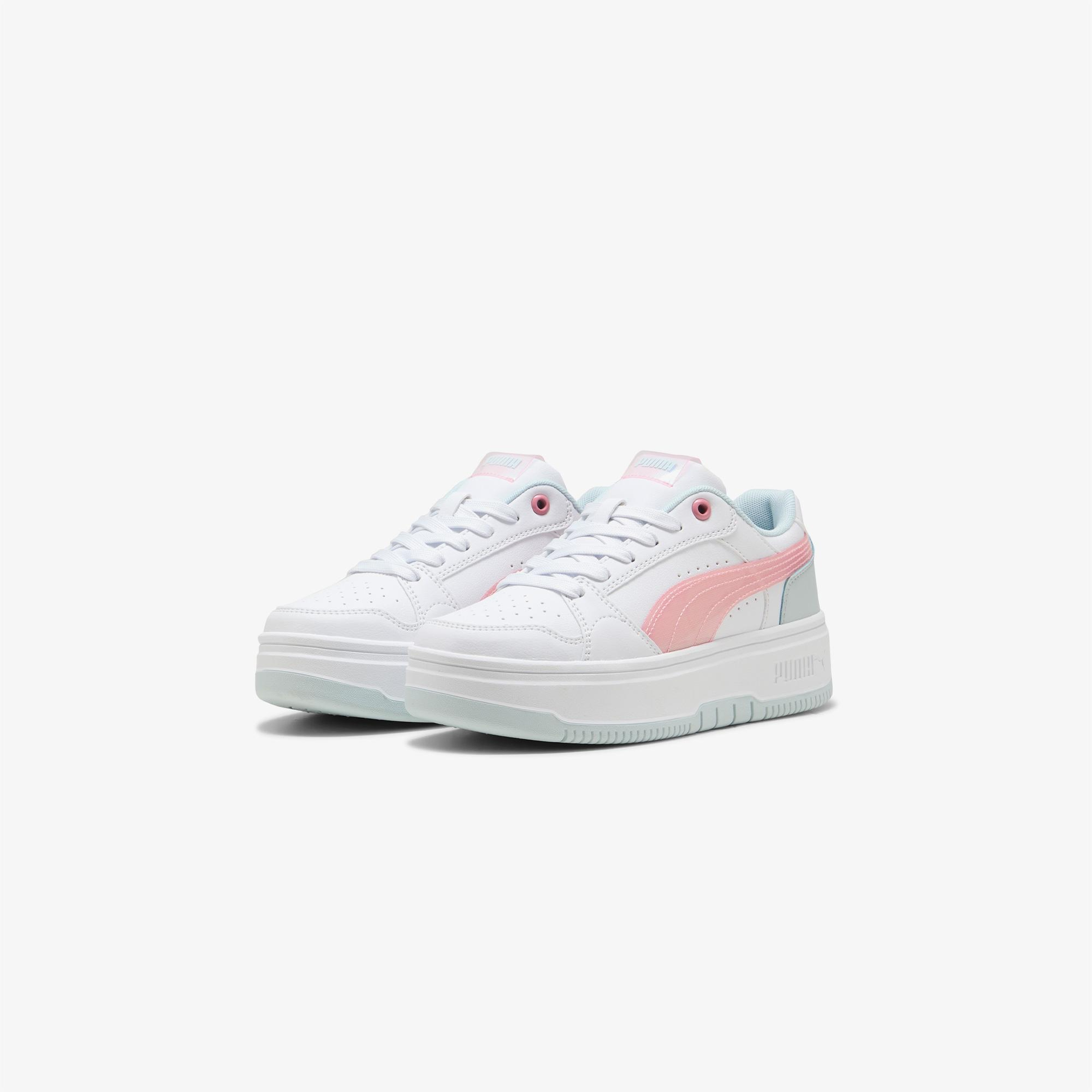 Puma Rebound Femme Space Belle Çocuk Beyaz Spor Ayakkabı