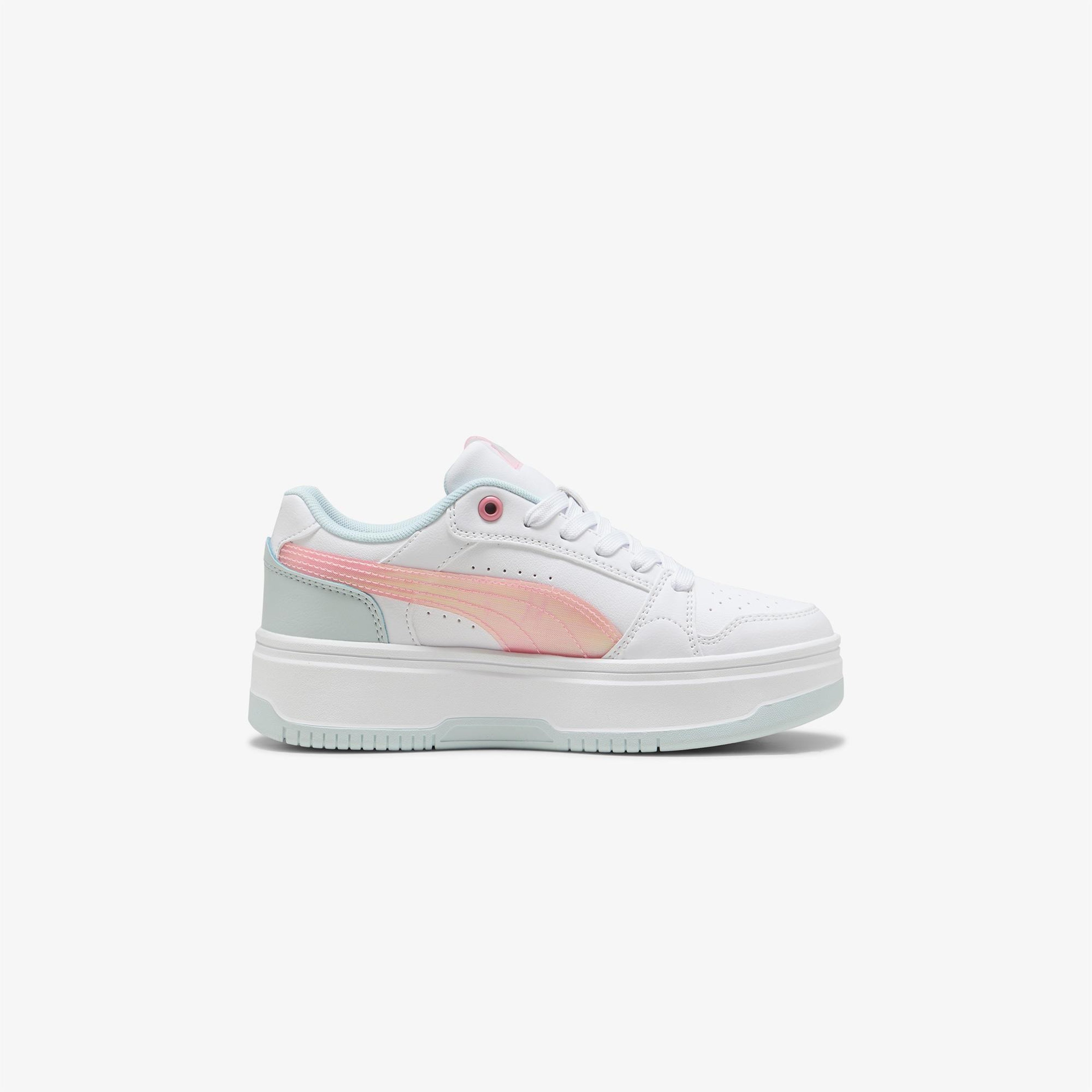Puma Rebound Femme Space Belle Çocuk Beyaz Spor Ayakkabı