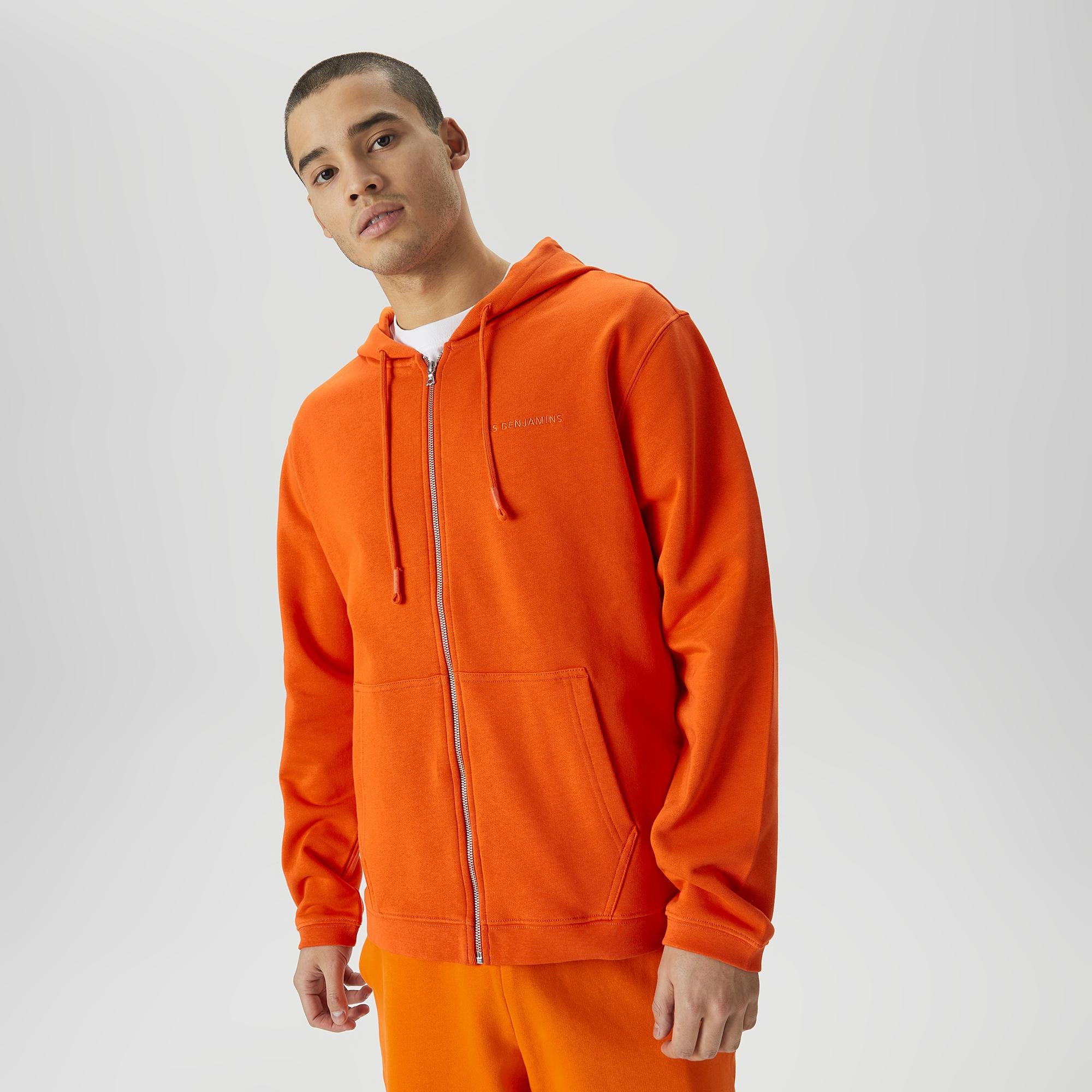 Les Benjamins Essential Erkek Turuncu Sweatshirt
