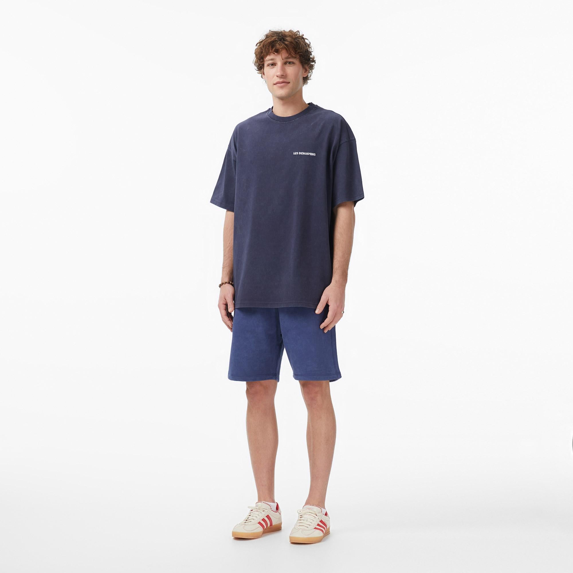 Les Benjamins Regular Fit Erkek Lacivert T-Shirt