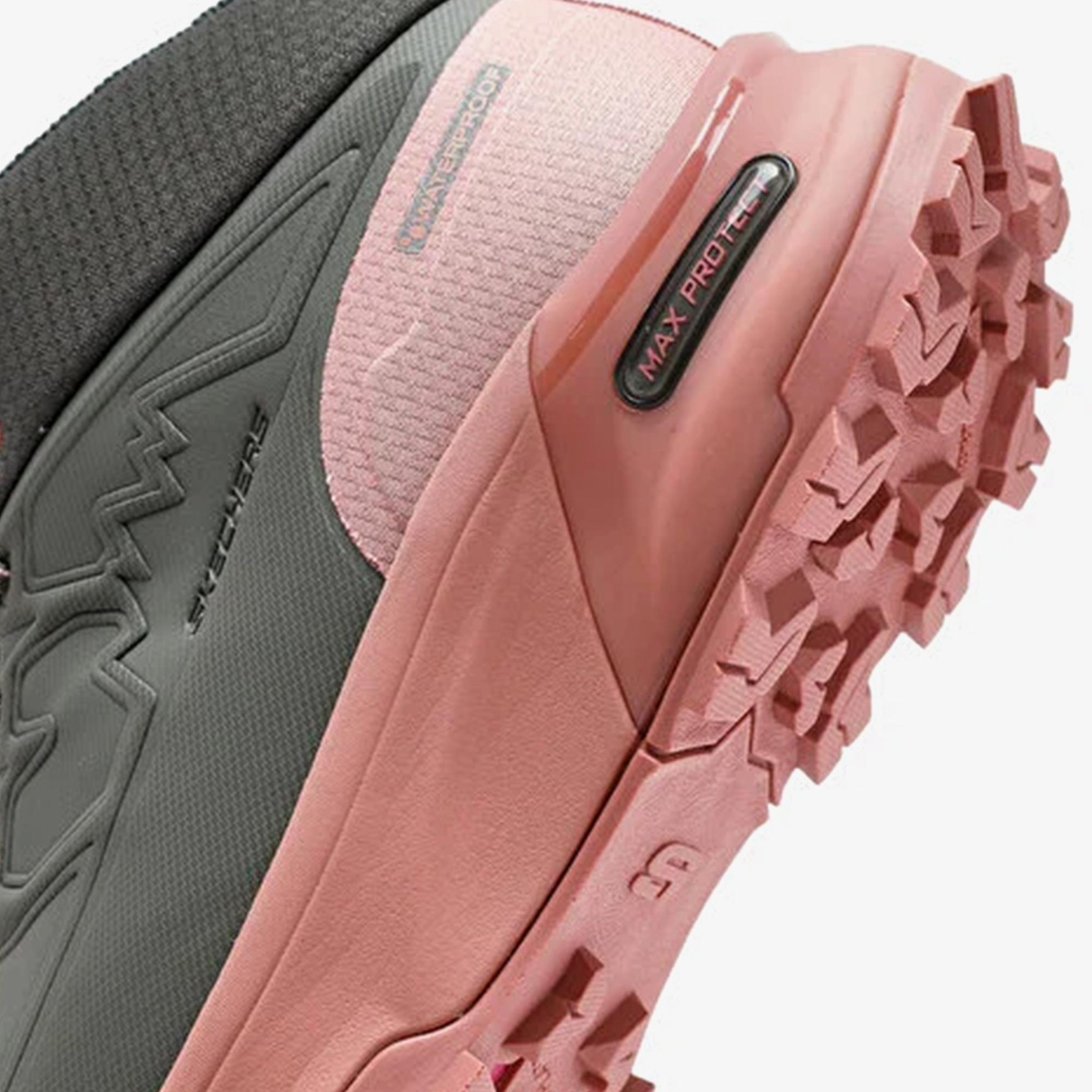 Skechers Max Protect Legacy - Weekend Getaway Kadın Gri Pembe Outdoor Bot