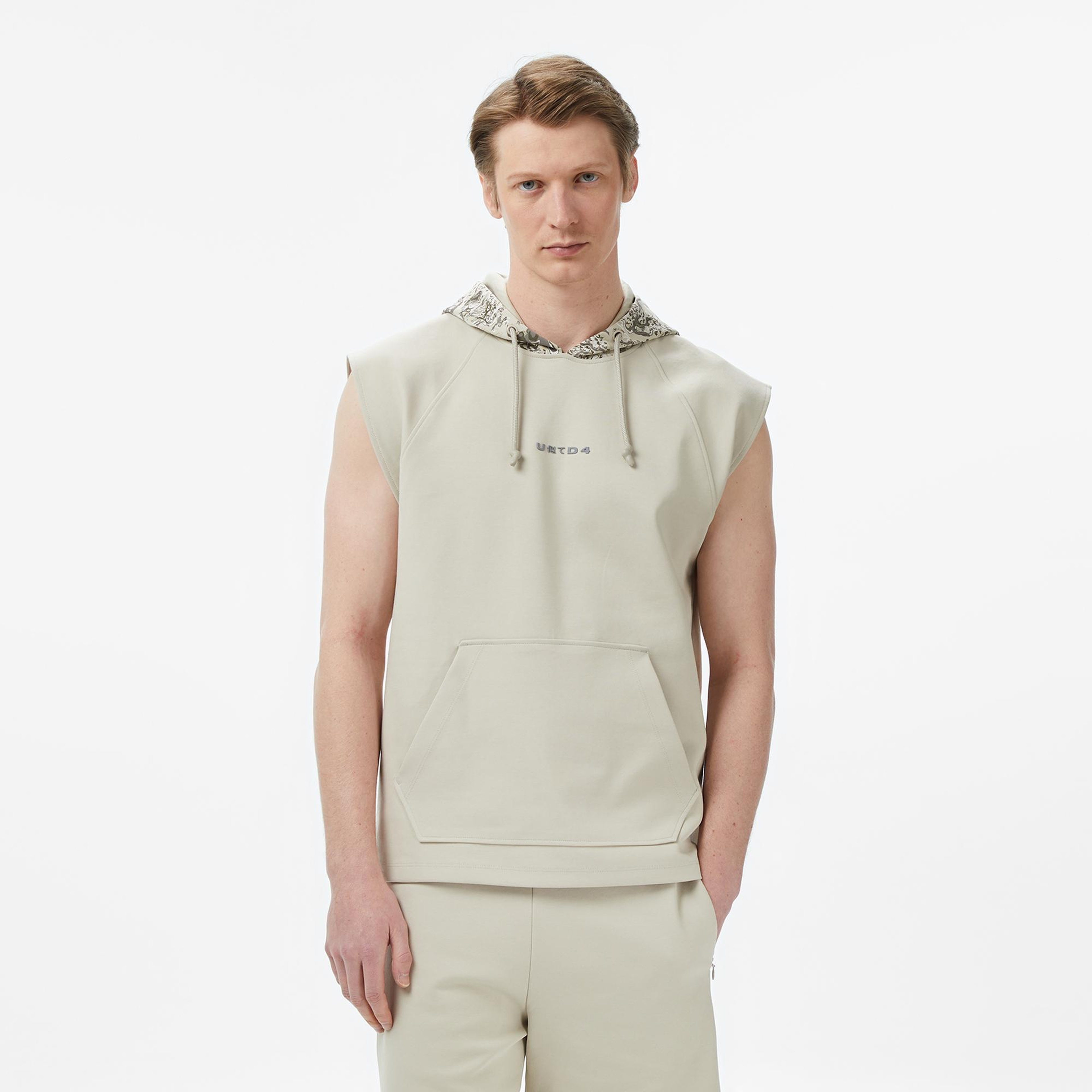 UNITED4 Comfort Fit Erkek Krem Sweatshirt