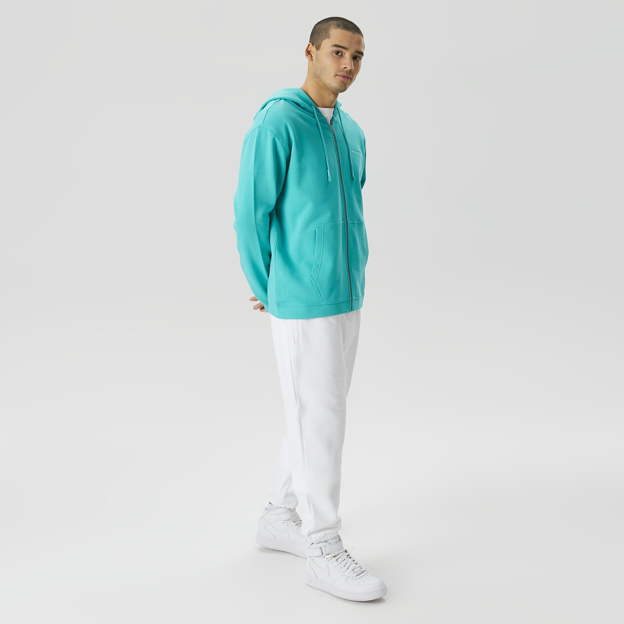 Les Benjamins Essential Erkek Yeşil Hoodie