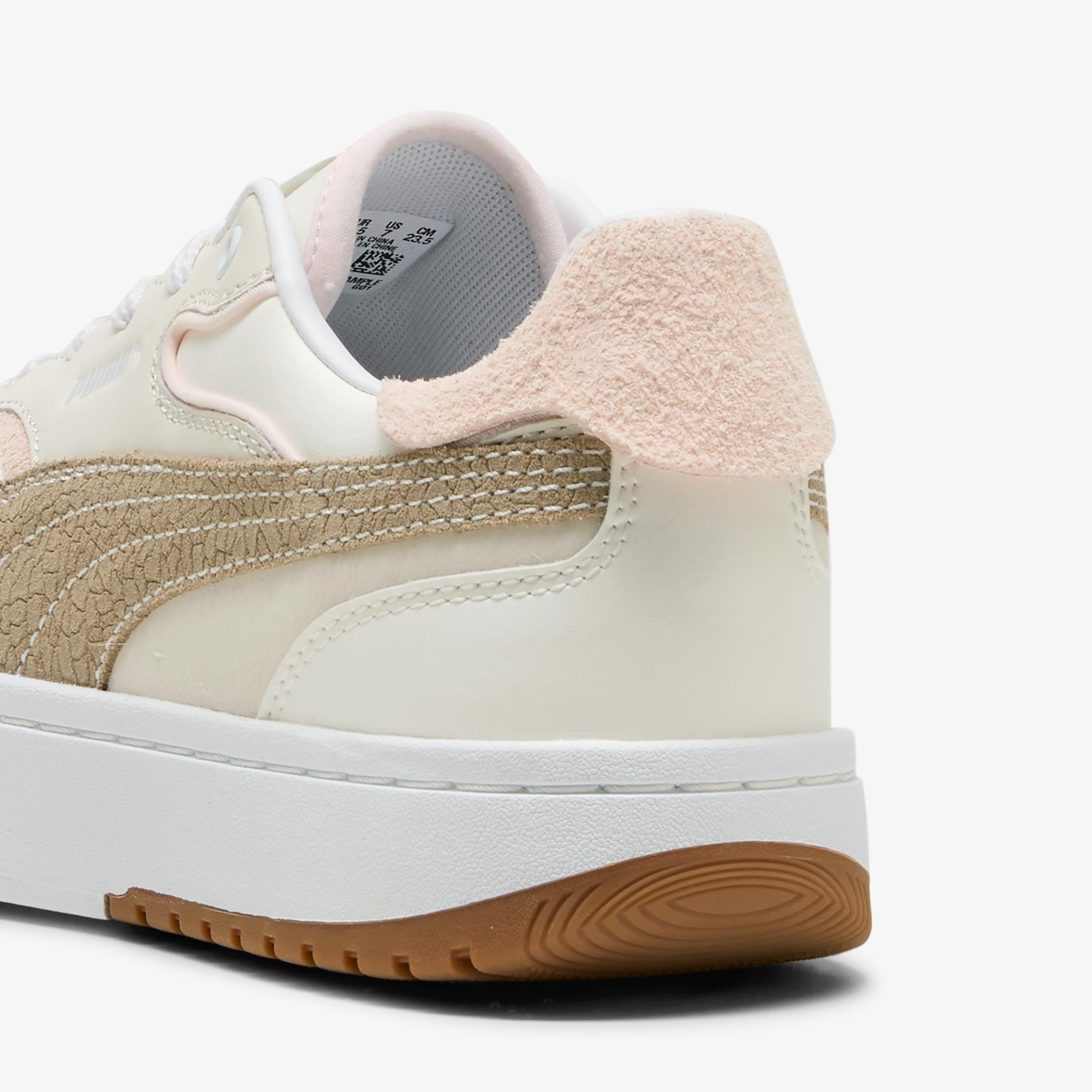 Puma Cali Sylva Elevated Kadın Krem Spor Ayakkabı