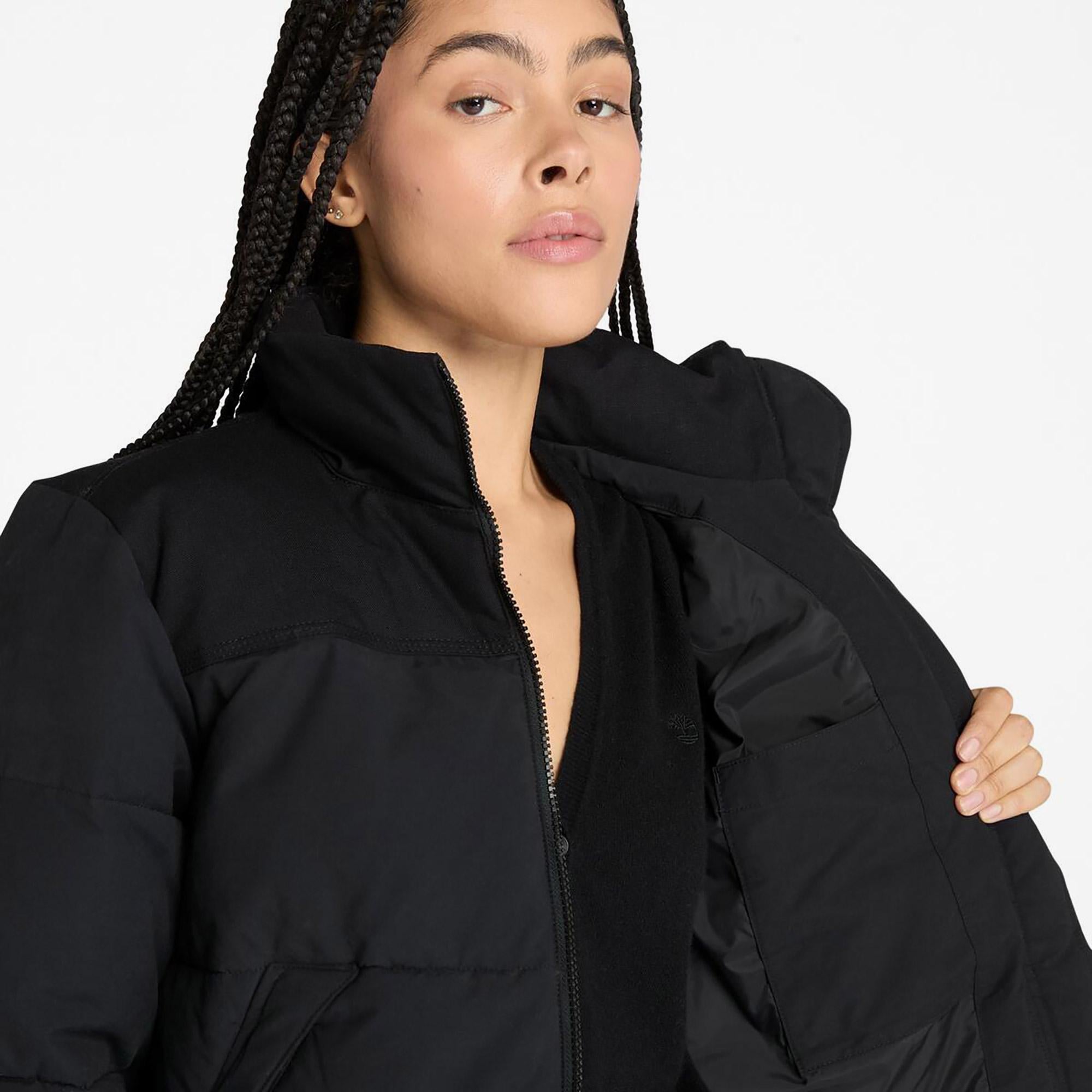 Timberland Welch Mountain Synthetic Insulated Puffer Kadın Siyah Mont