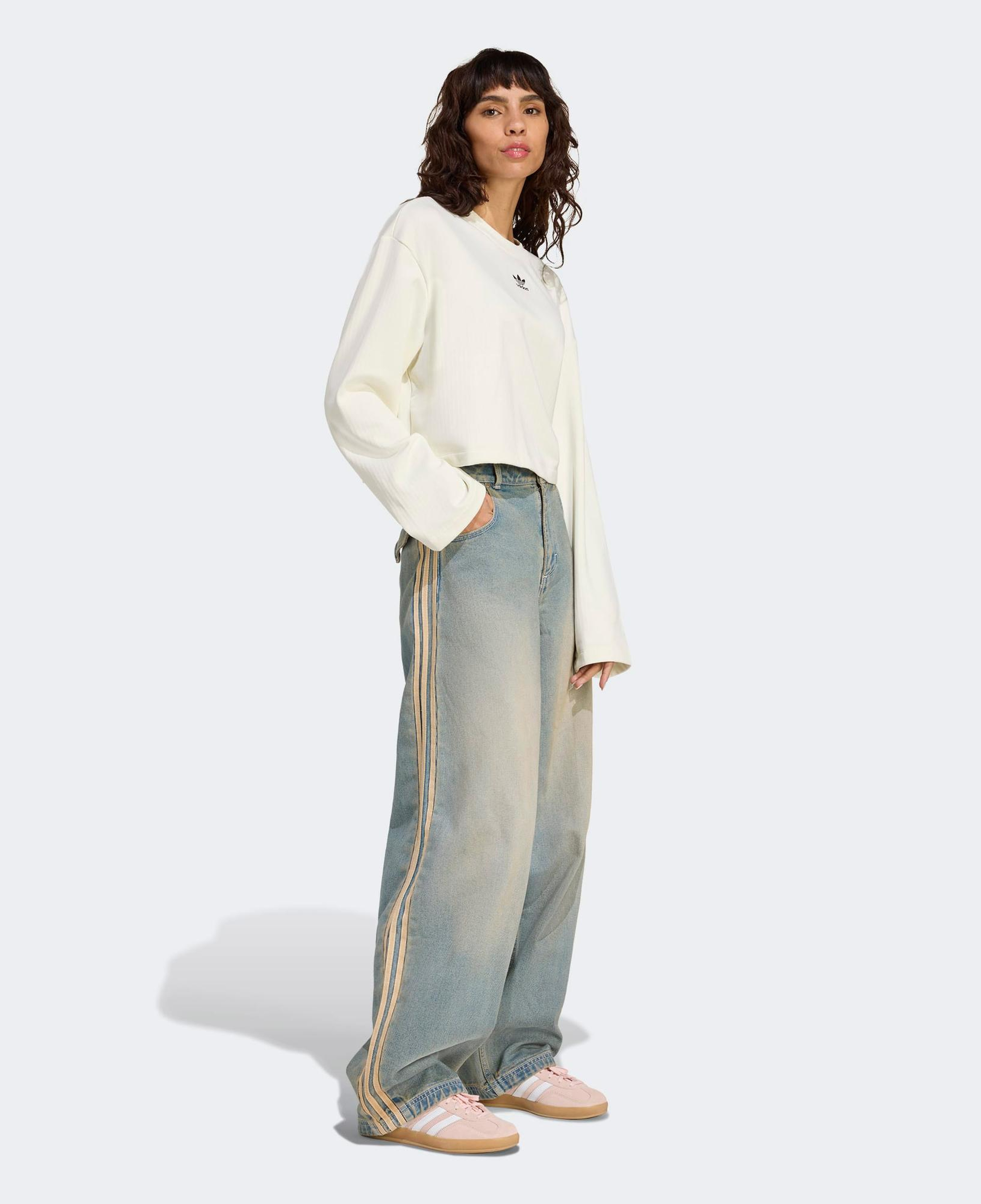 adidas P Essential Denim Pnt Kadın Mavi Pantolon