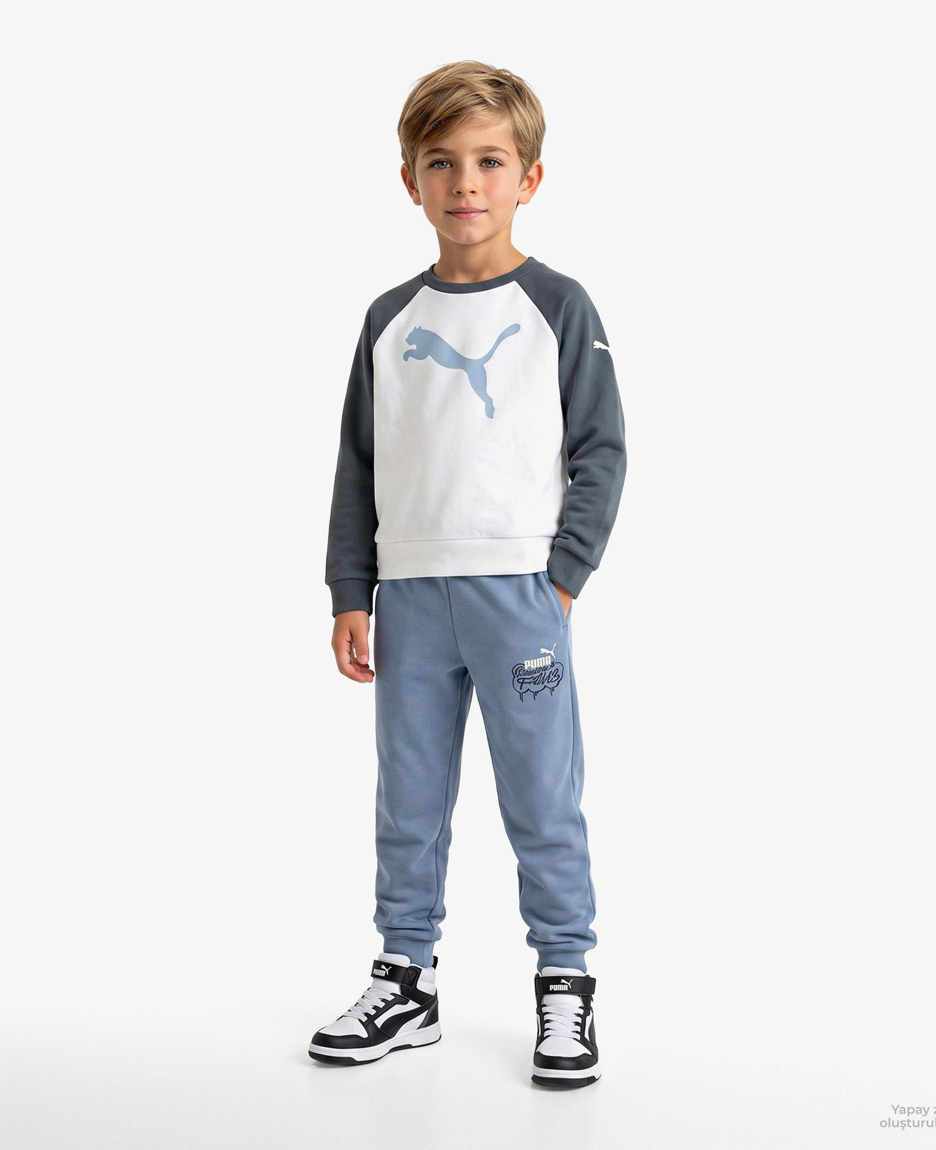 Puma Mid 90s Çocuk Mavi Eşofman Altı