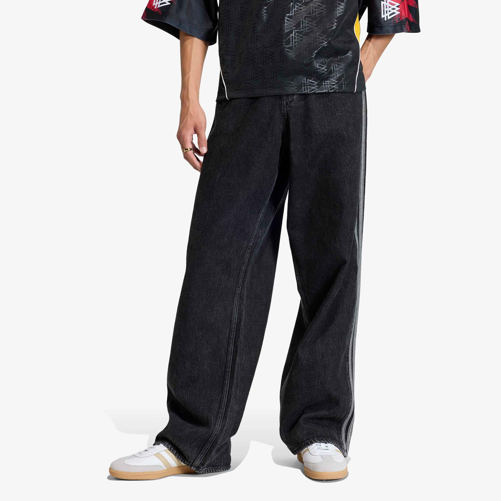 adidas Firebird Jeans Erkek Siyah Pantolon
