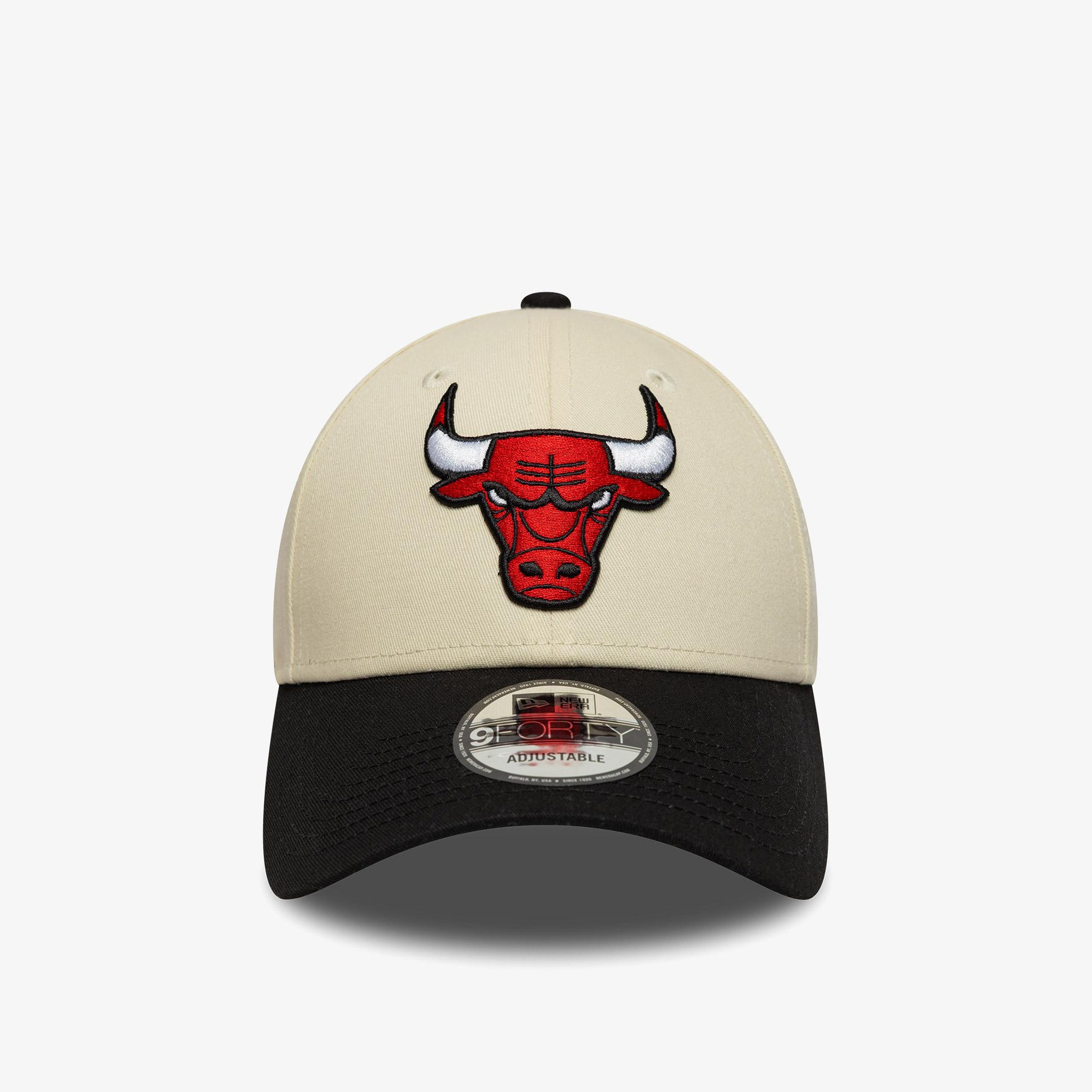New Era Nba Colourblock 9Forty Chicago Bulls Unisex Bej Şapka