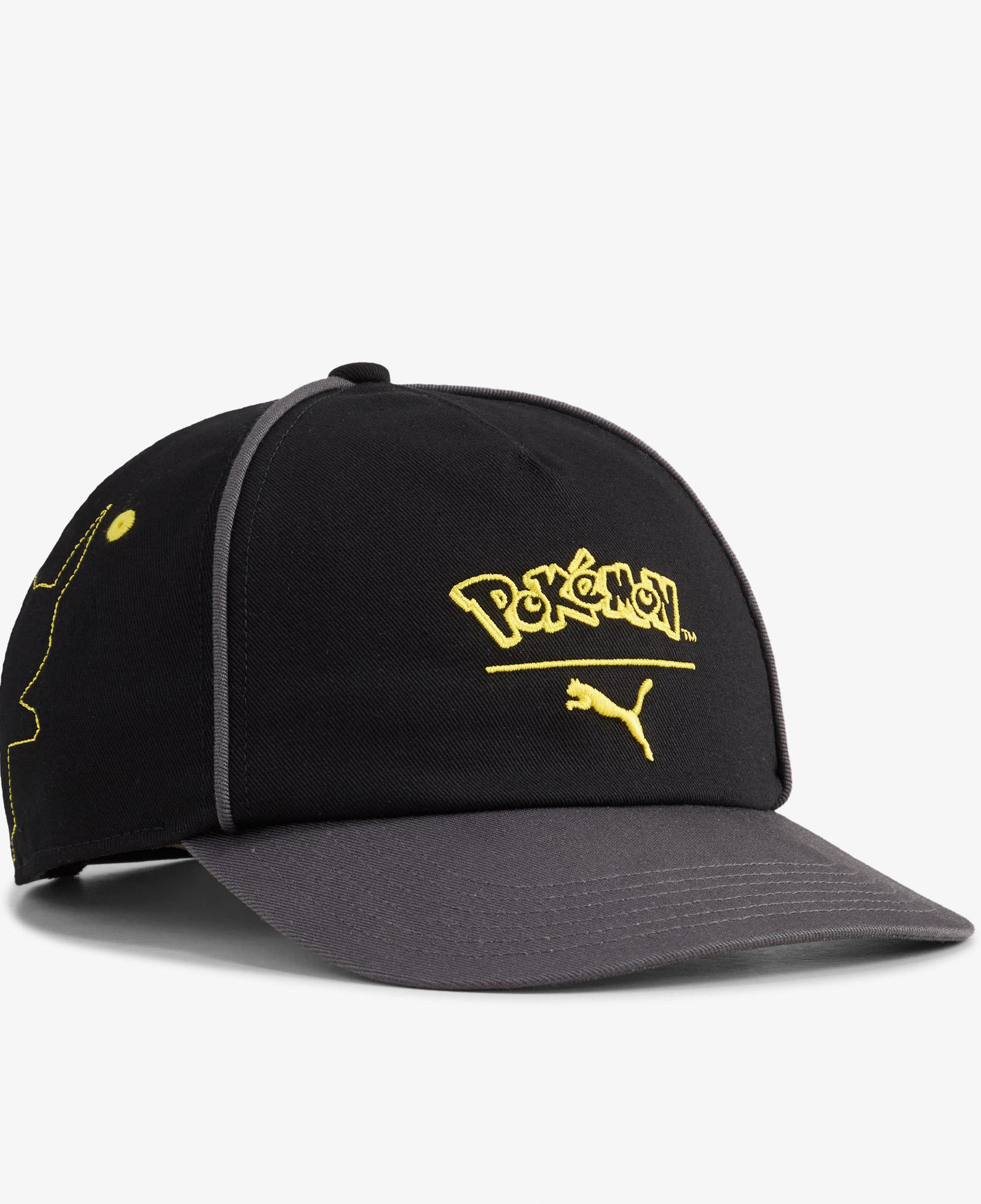 Puma X Pokemon Çocuk Siyah Şapka