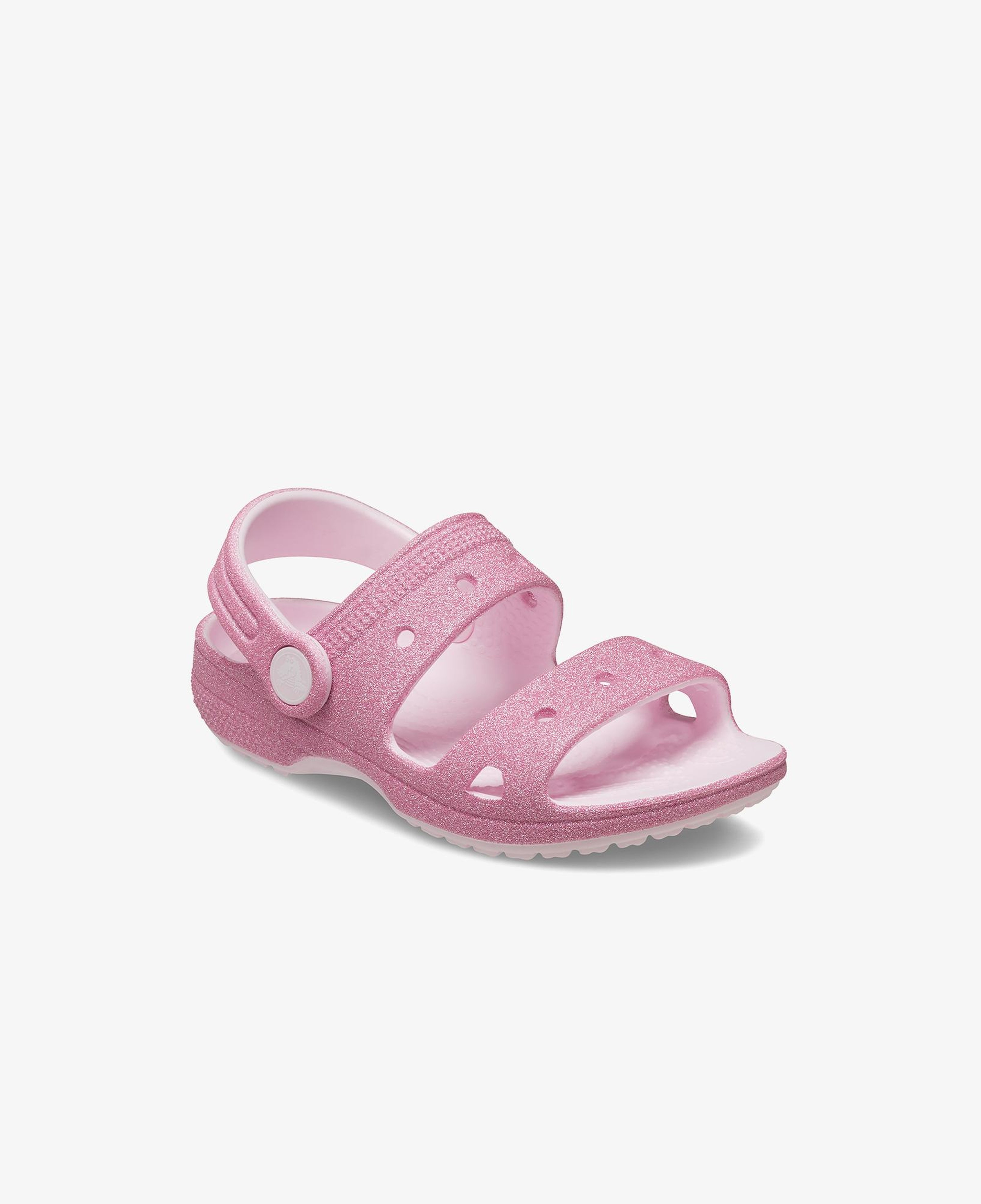 Crocs Classic Glitter Çocuk Pembe Sandalet