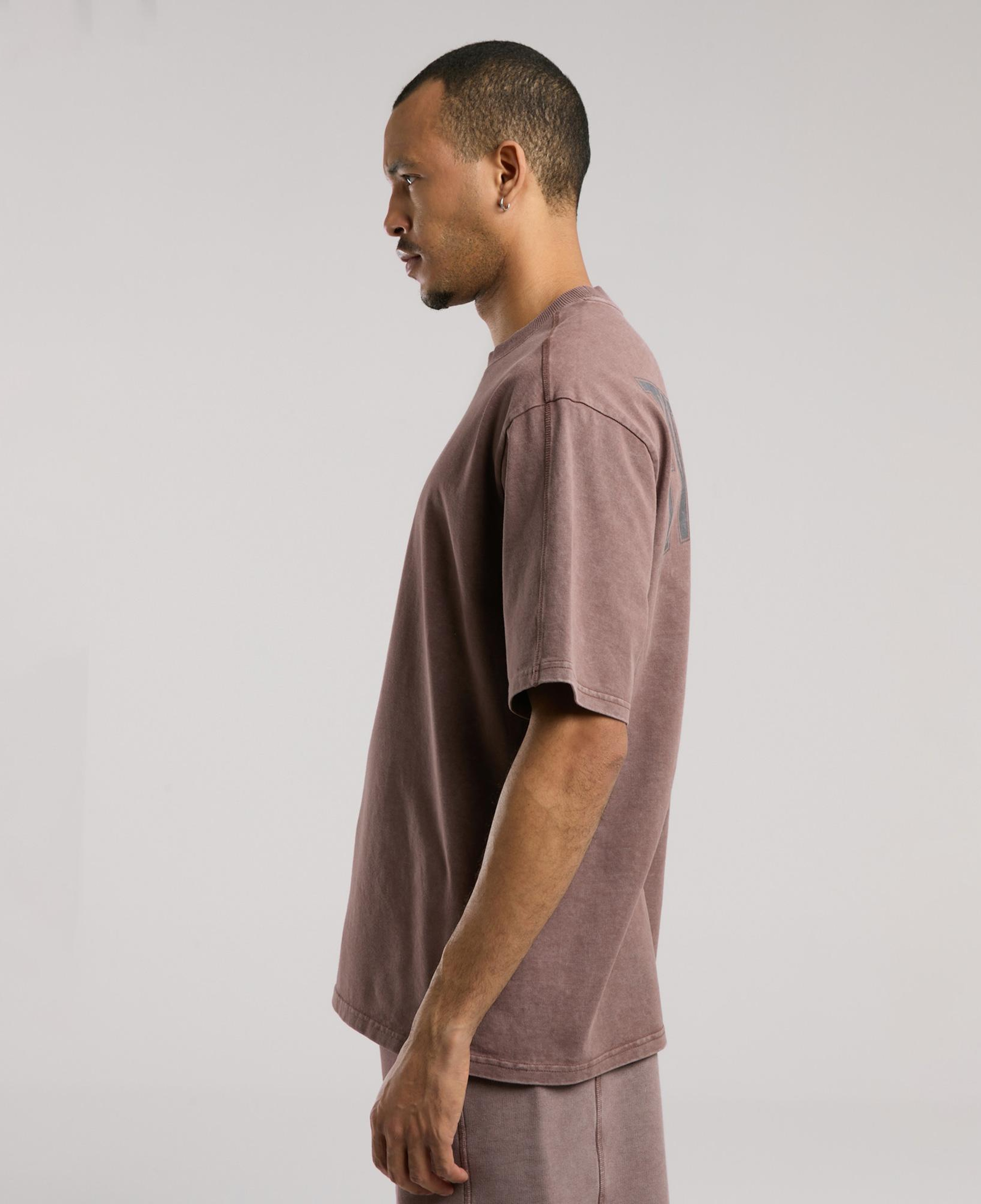 Everlast Bronx 1910 Oversize Erkek Kahverengi T-Shirt
