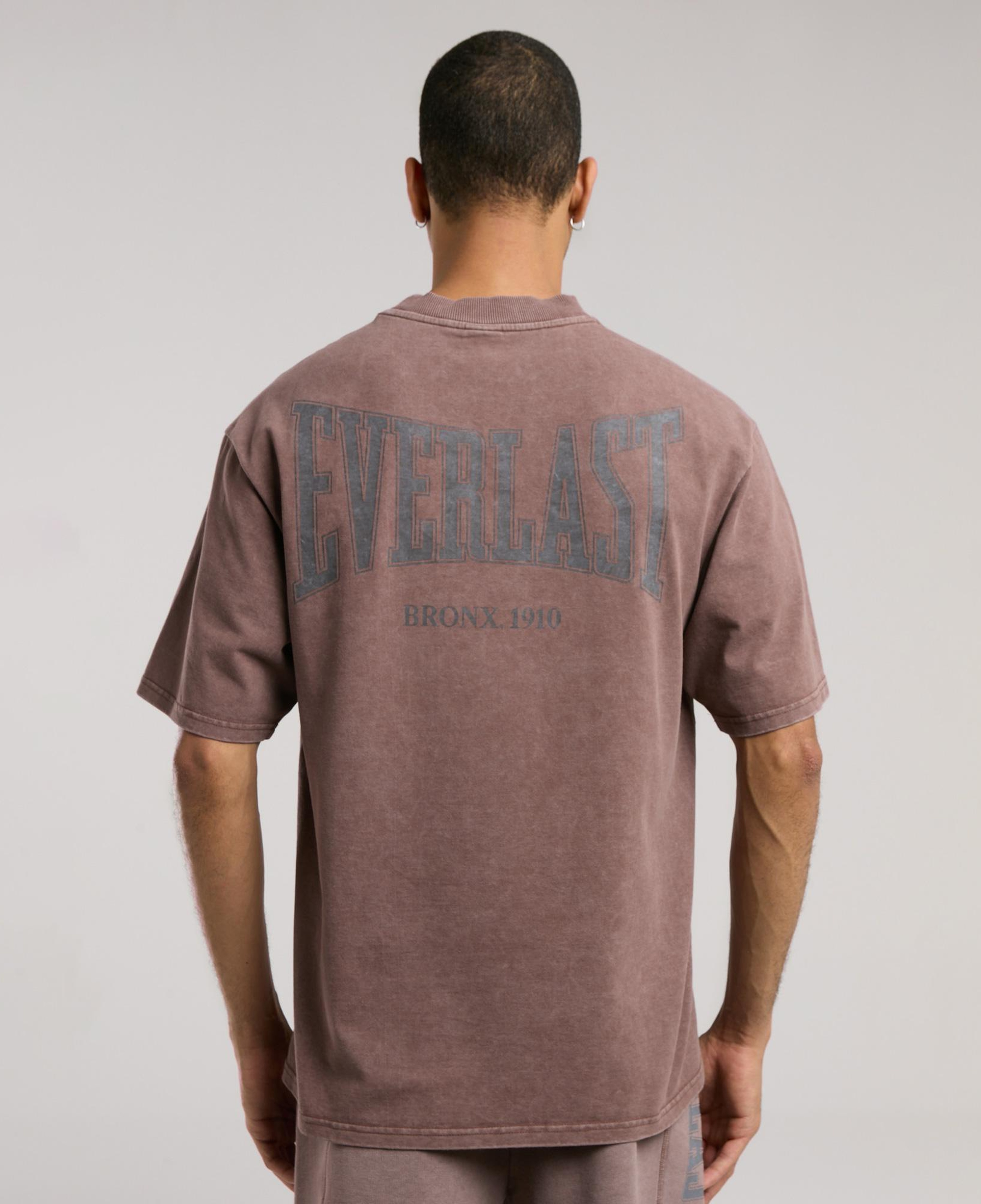Everlast Bronx 1910 Oversize Erkek Kahverengi T-Shirt