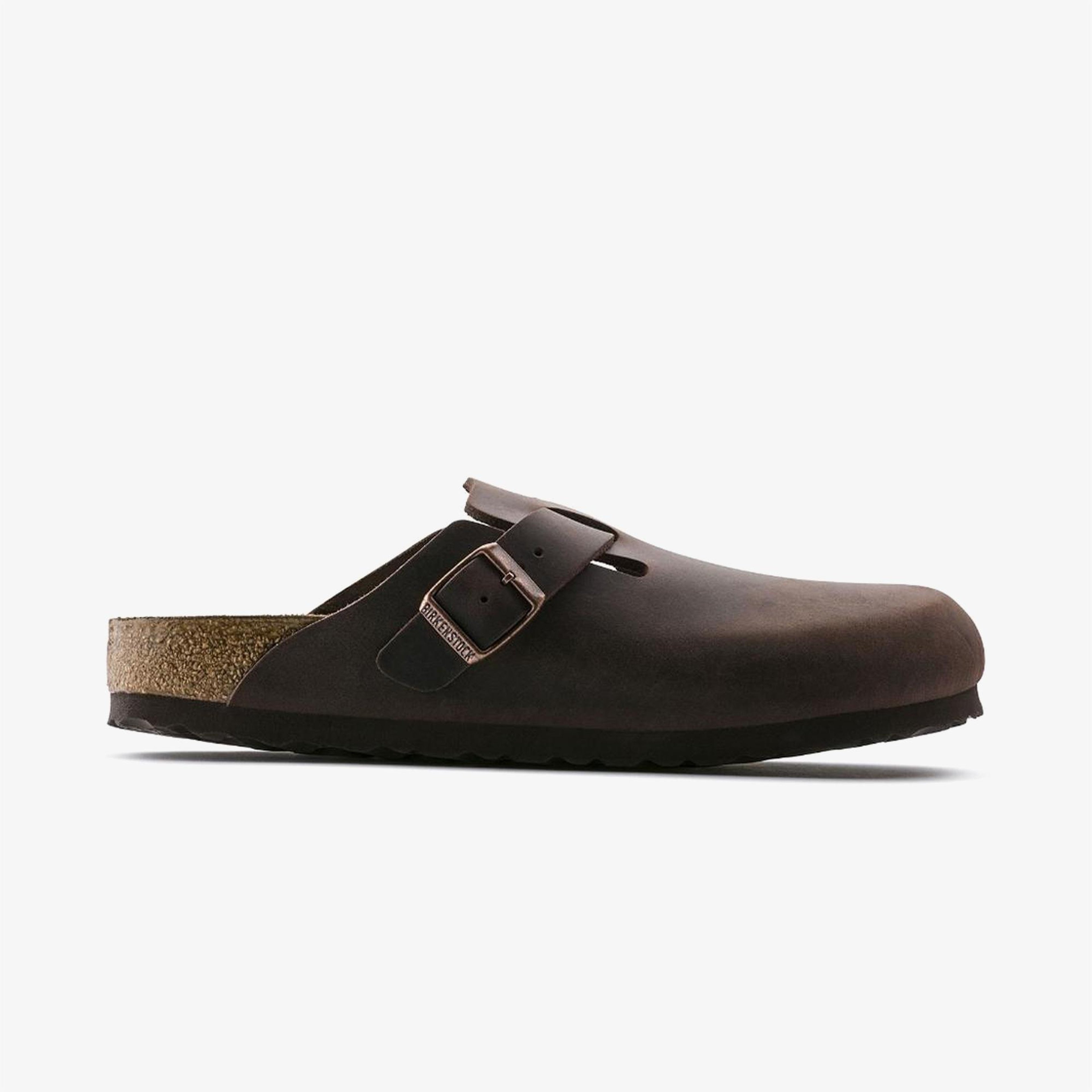 Birkenstock Nautral Leather Oiled Unisex Kahverengi Terlik