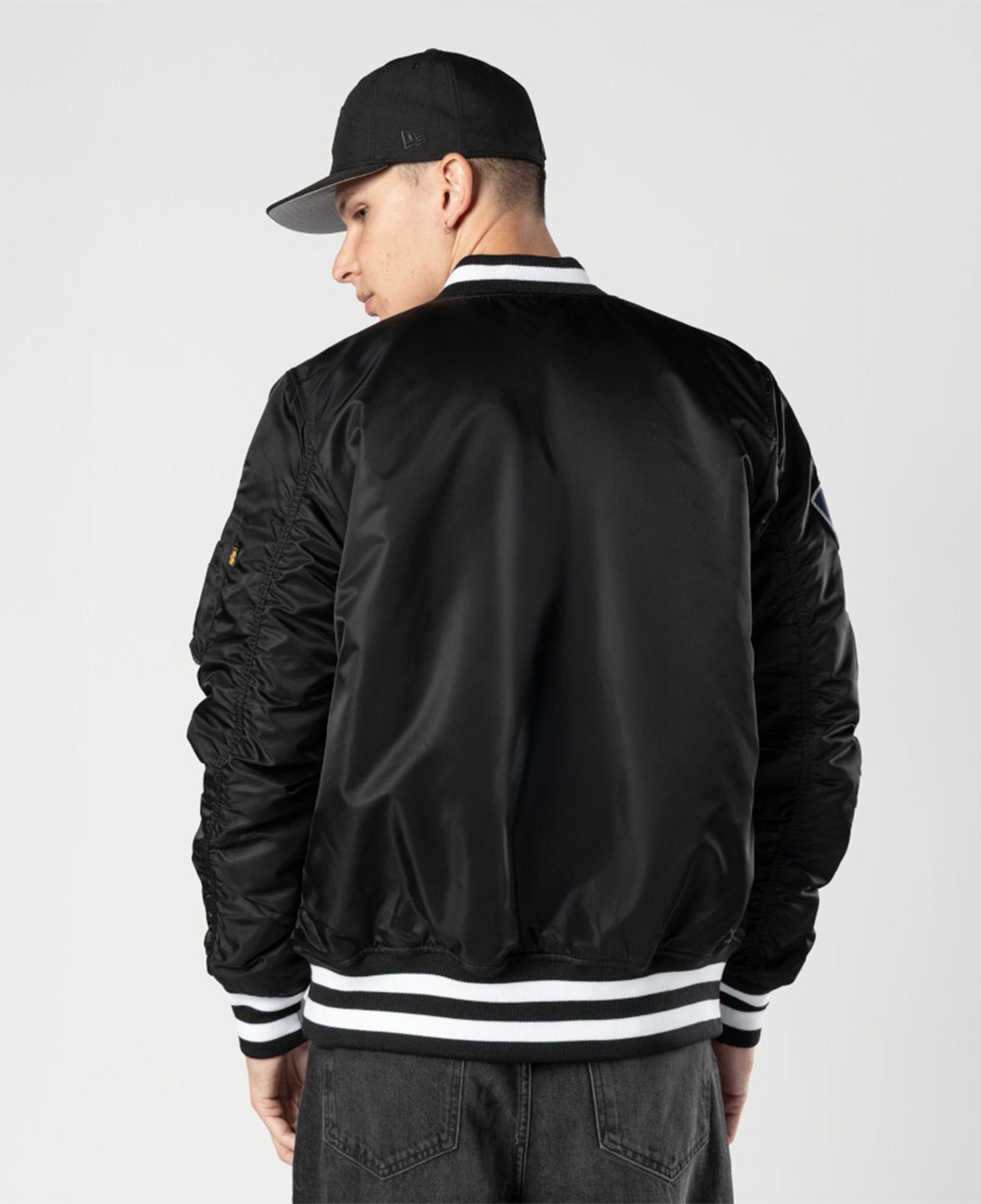 Alpha Industries x New Era New York Yankees MA-1 Bomber Erkek Siyah Mont