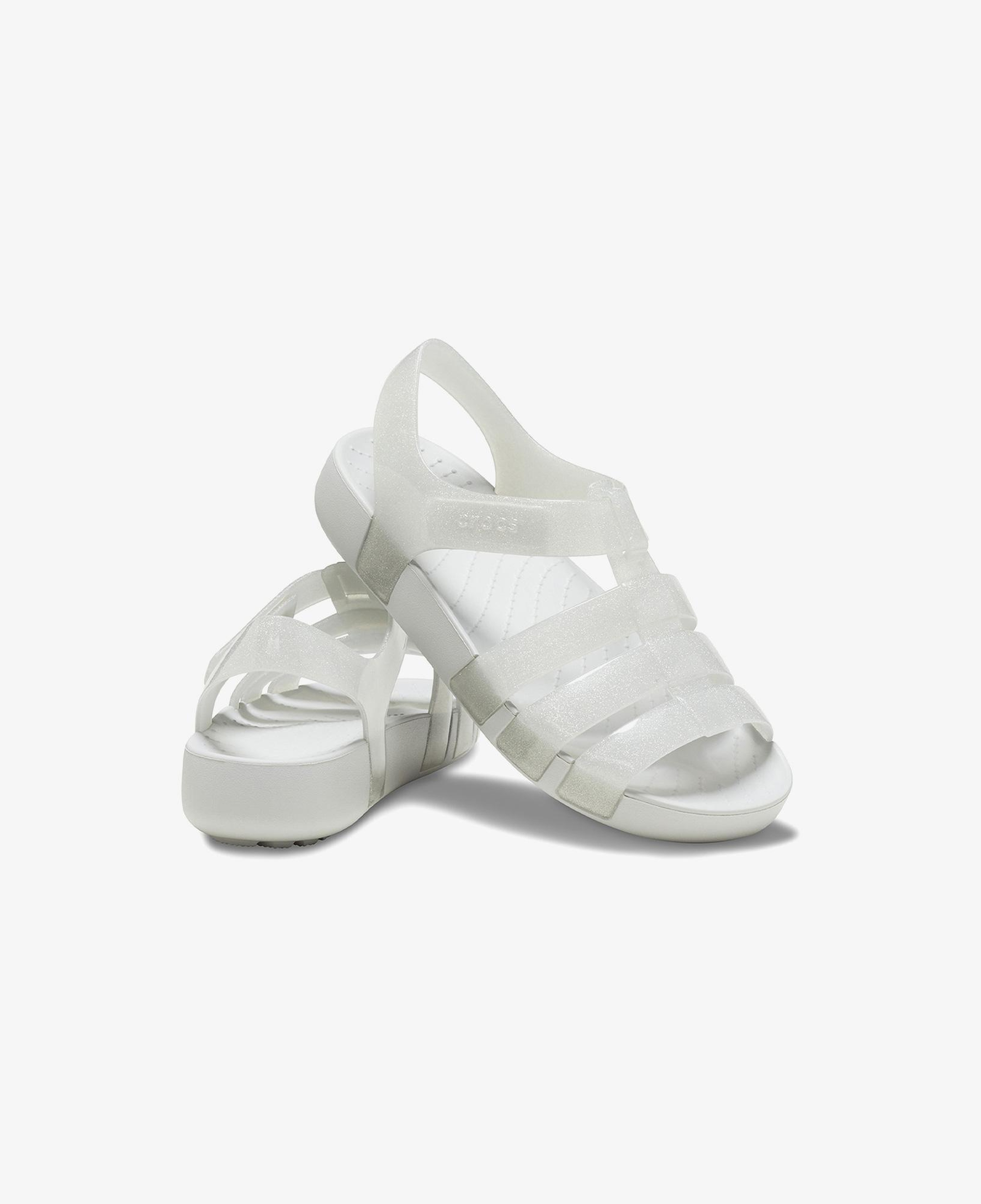 Crocs Isabella Glitter K Çocuk Gri Sandalet
