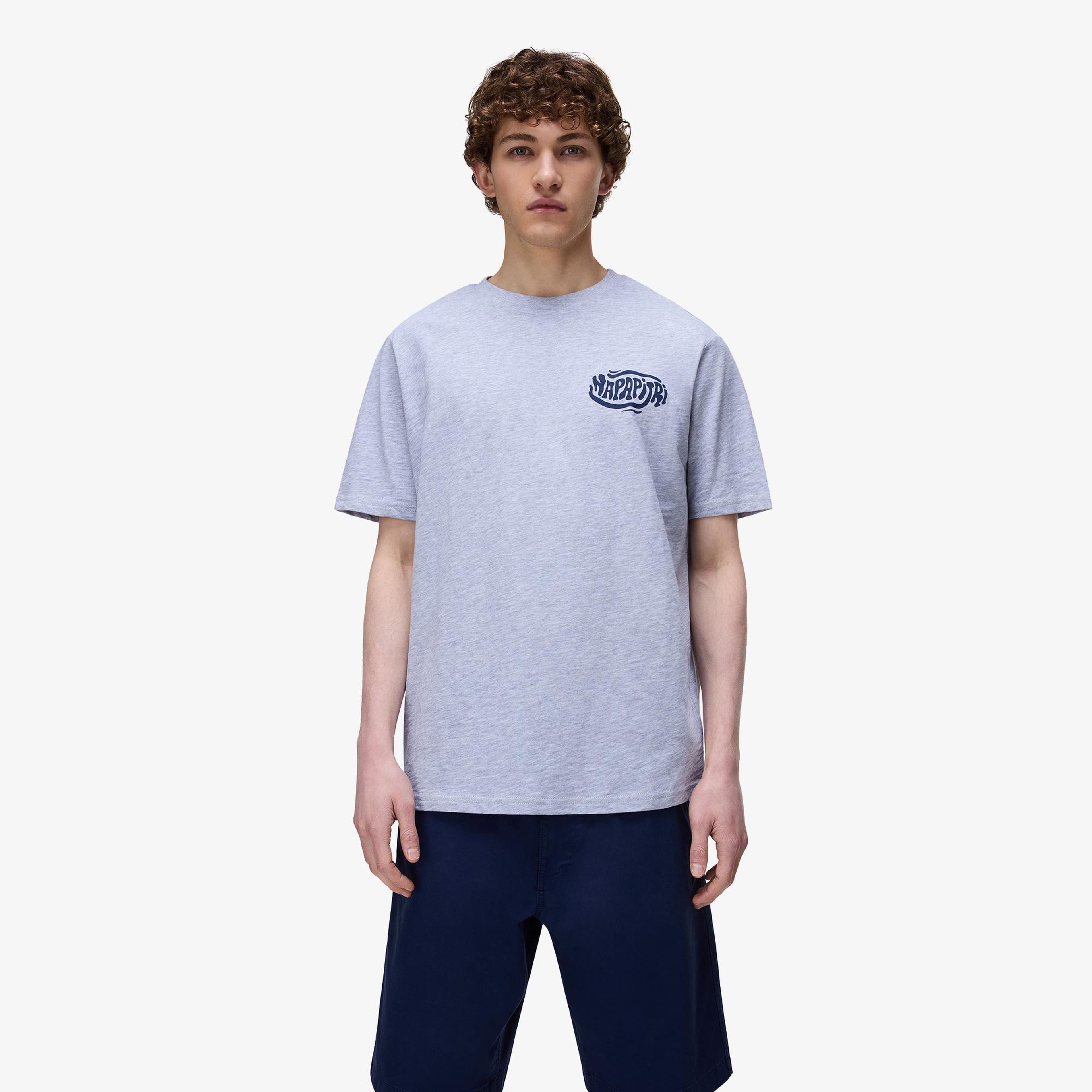 Napapijri Elior Erkek Mavi T-Shirt
