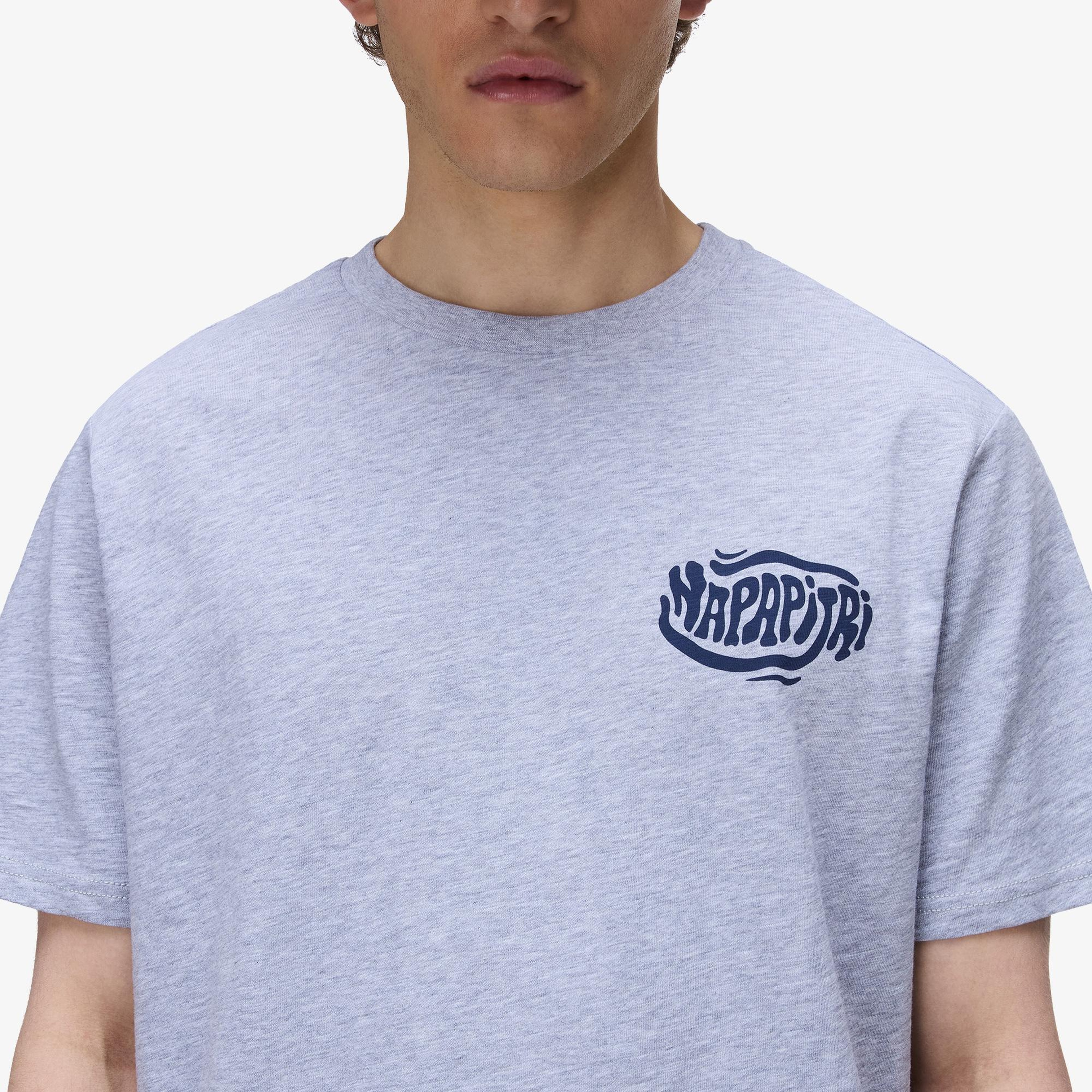 Napapijri Elior Erkek Mavi T-Shirt