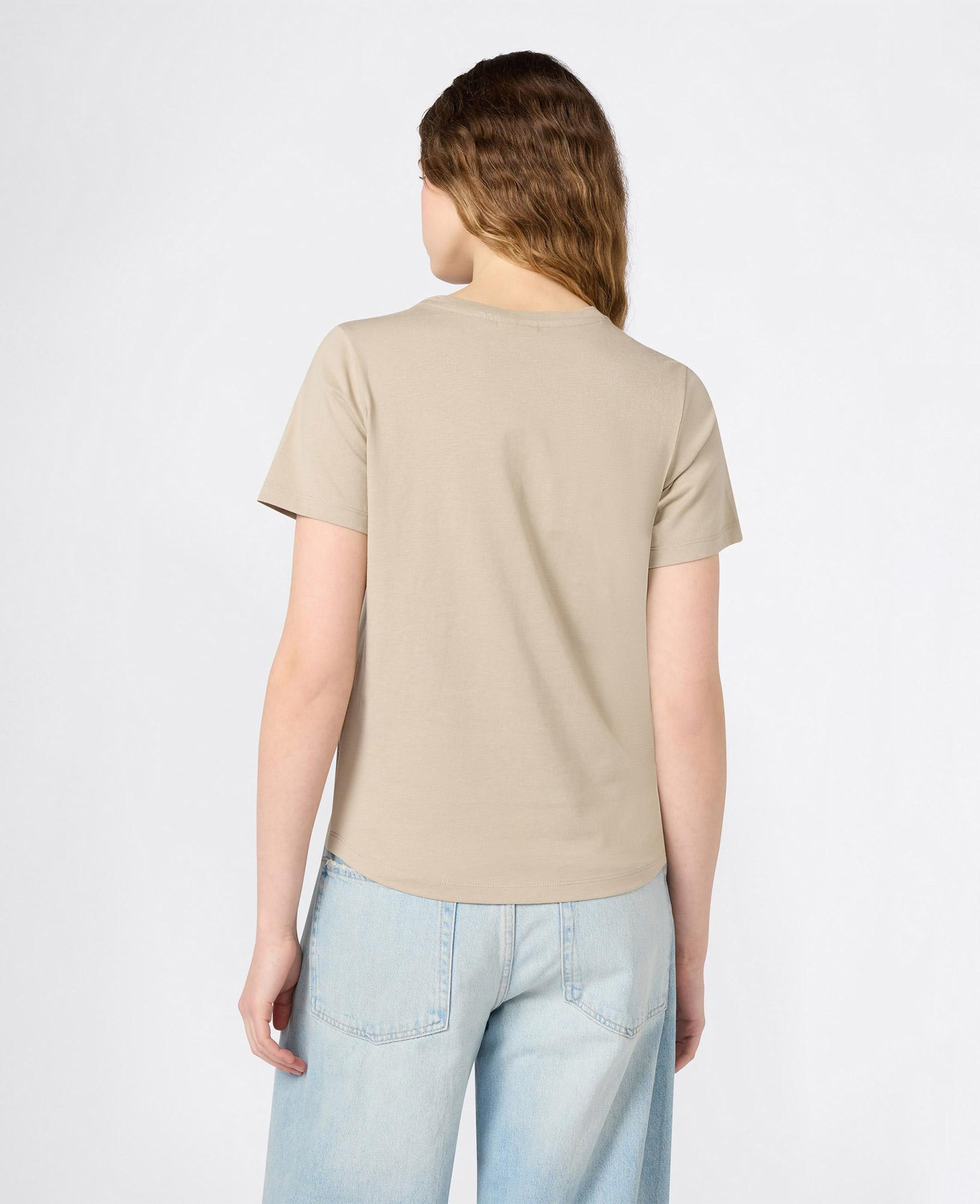 Champion SS Regular Fit Kadın Bej T-Shirt