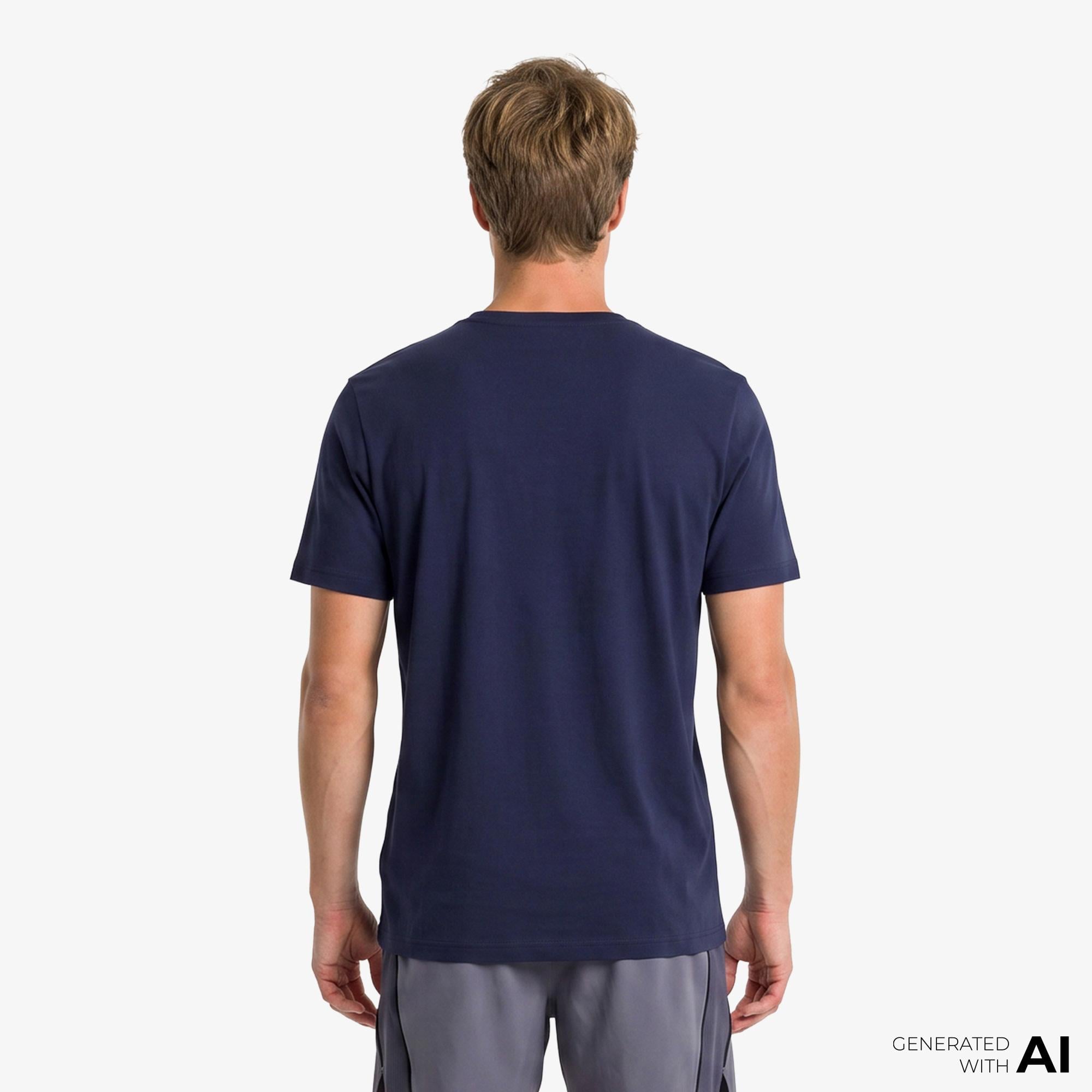Puma ESS Logo Erkek Lacivert T-Shirt