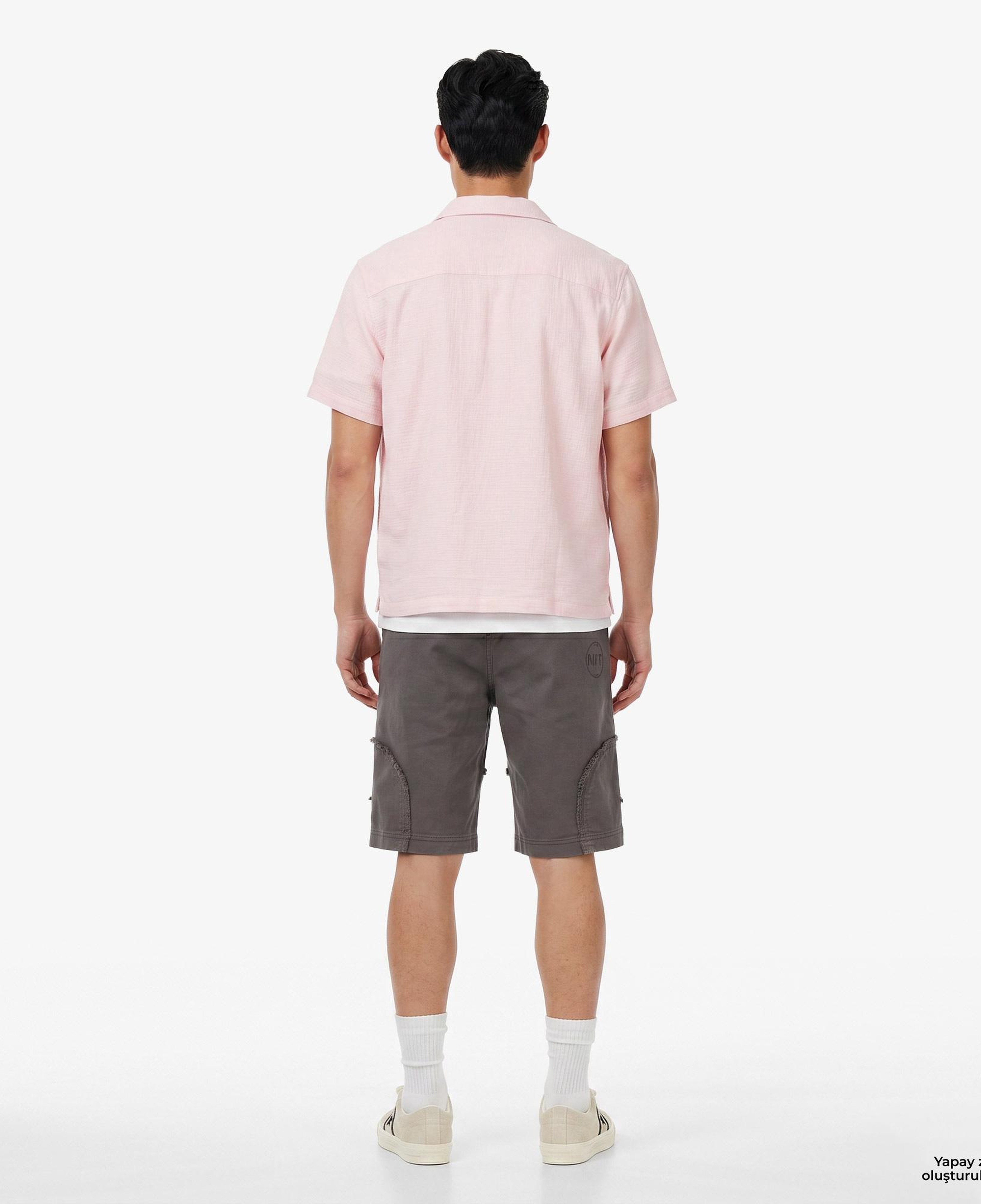 UNITED4 Classic Fit Erkek Pembe Gömlek