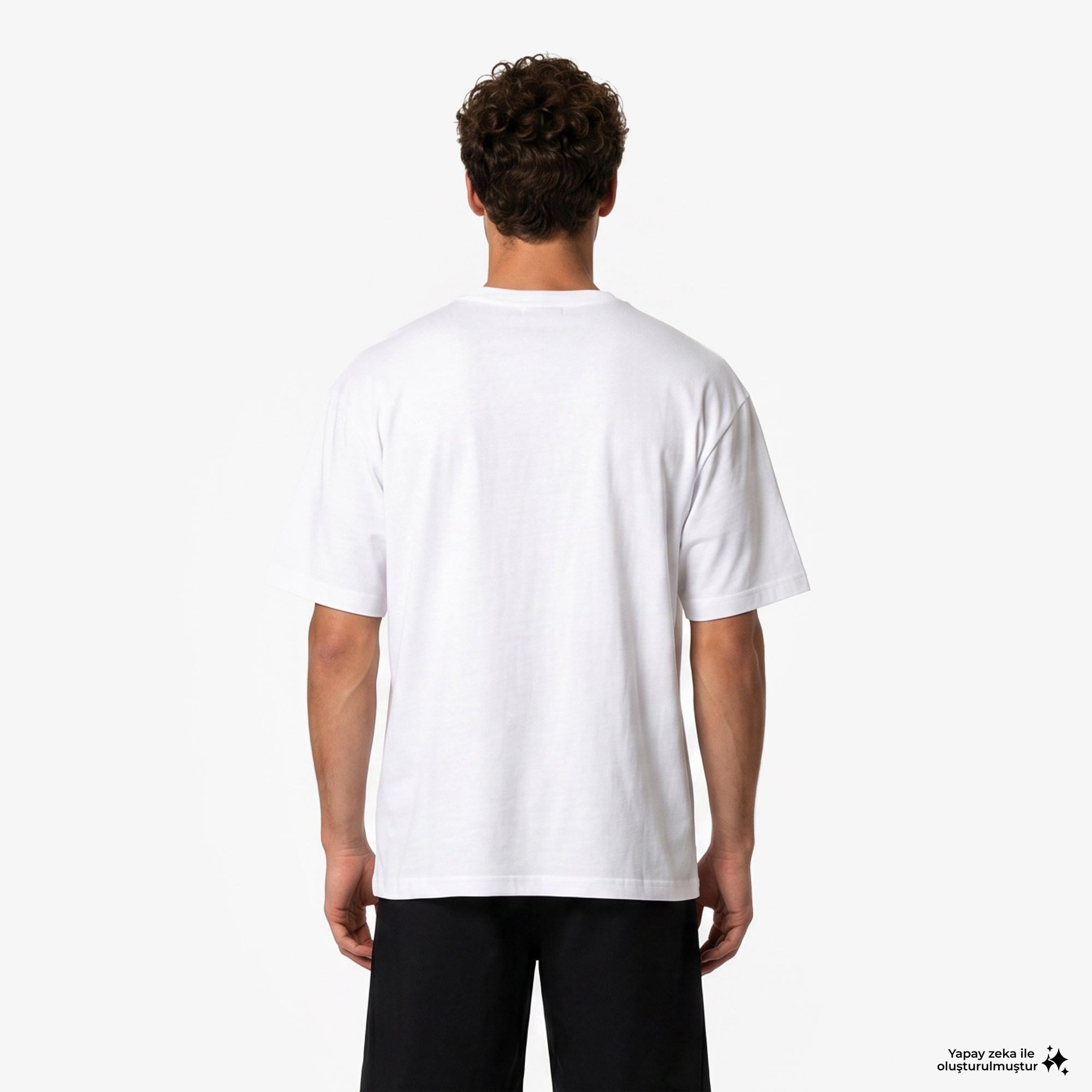 Market Ballin Bobcat Erkek Beyaz T-Shirt