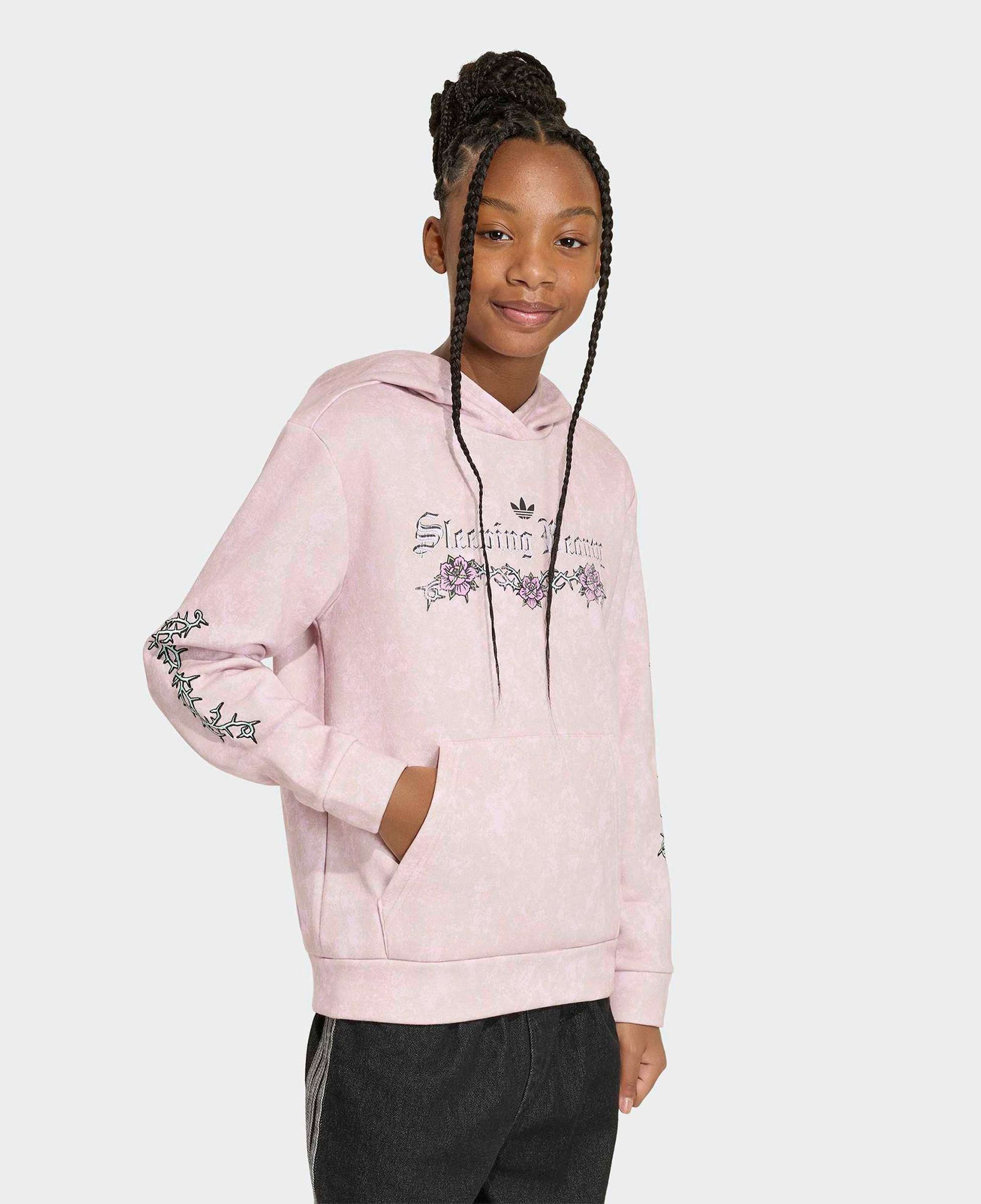 adidas Grafik Hd Çocuk Siyah Sweatshirt