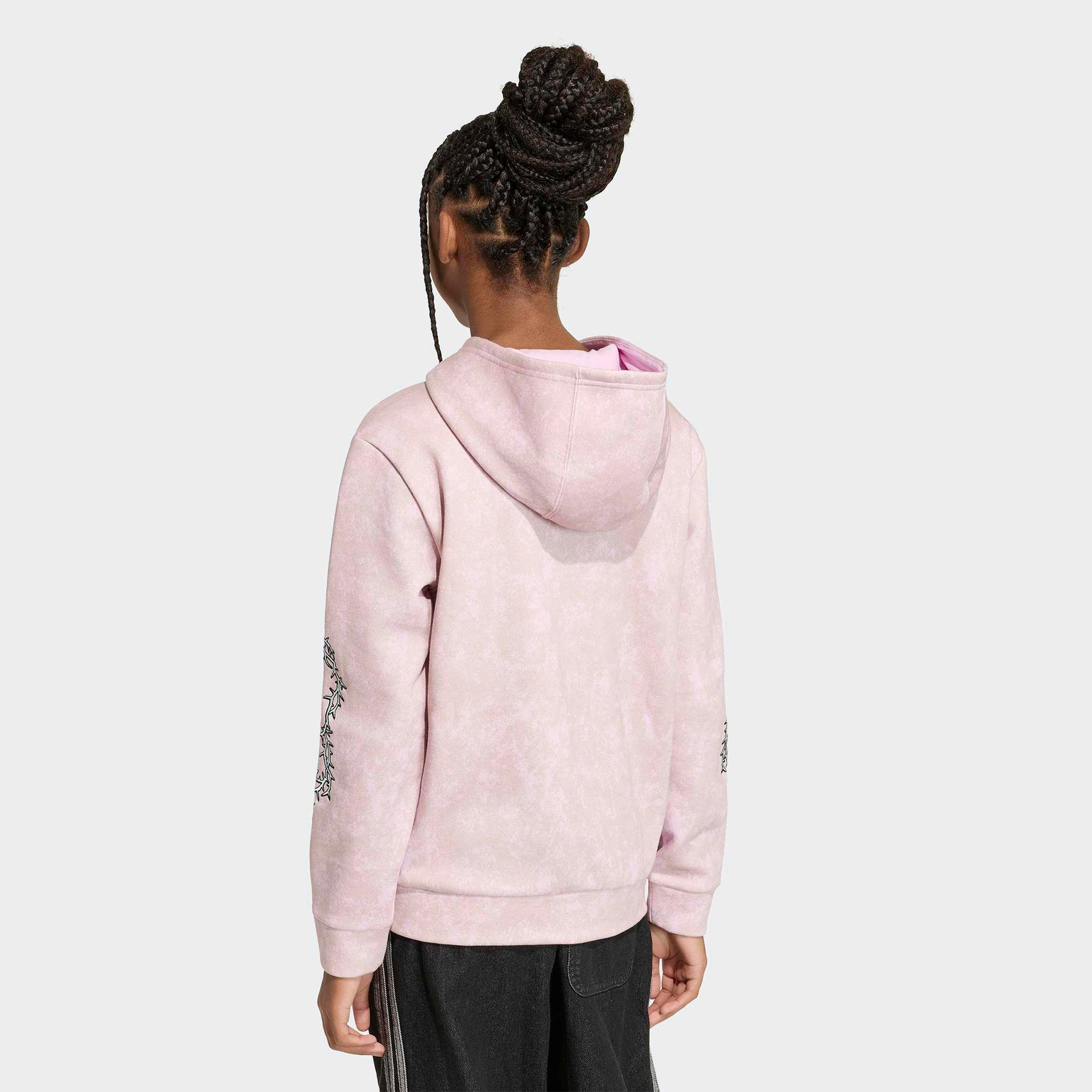 adidas Grafik Hd Çocuk Siyah Sweatshirt