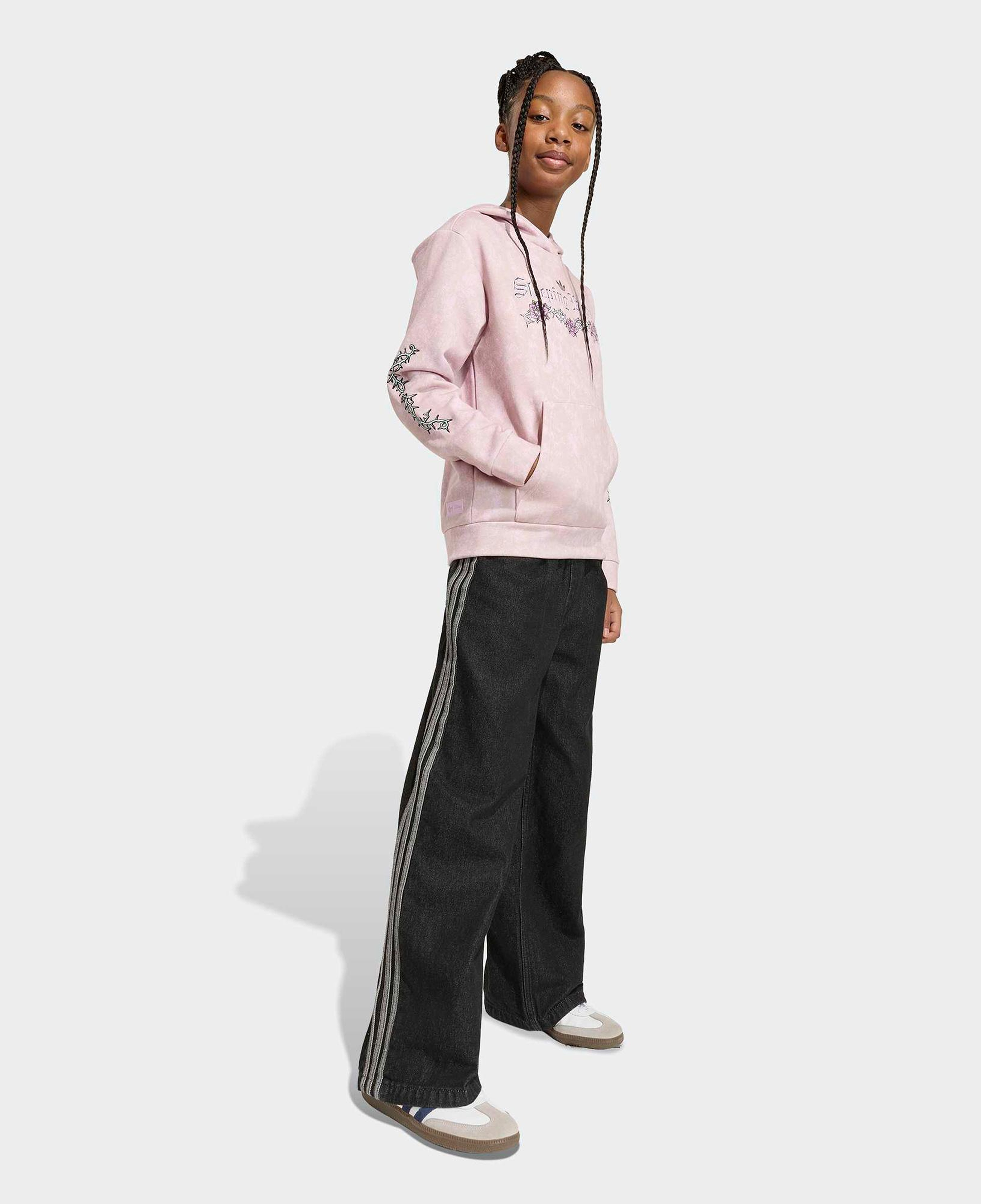 adidas Grafik Hd Çocuk Siyah Sweatshirt