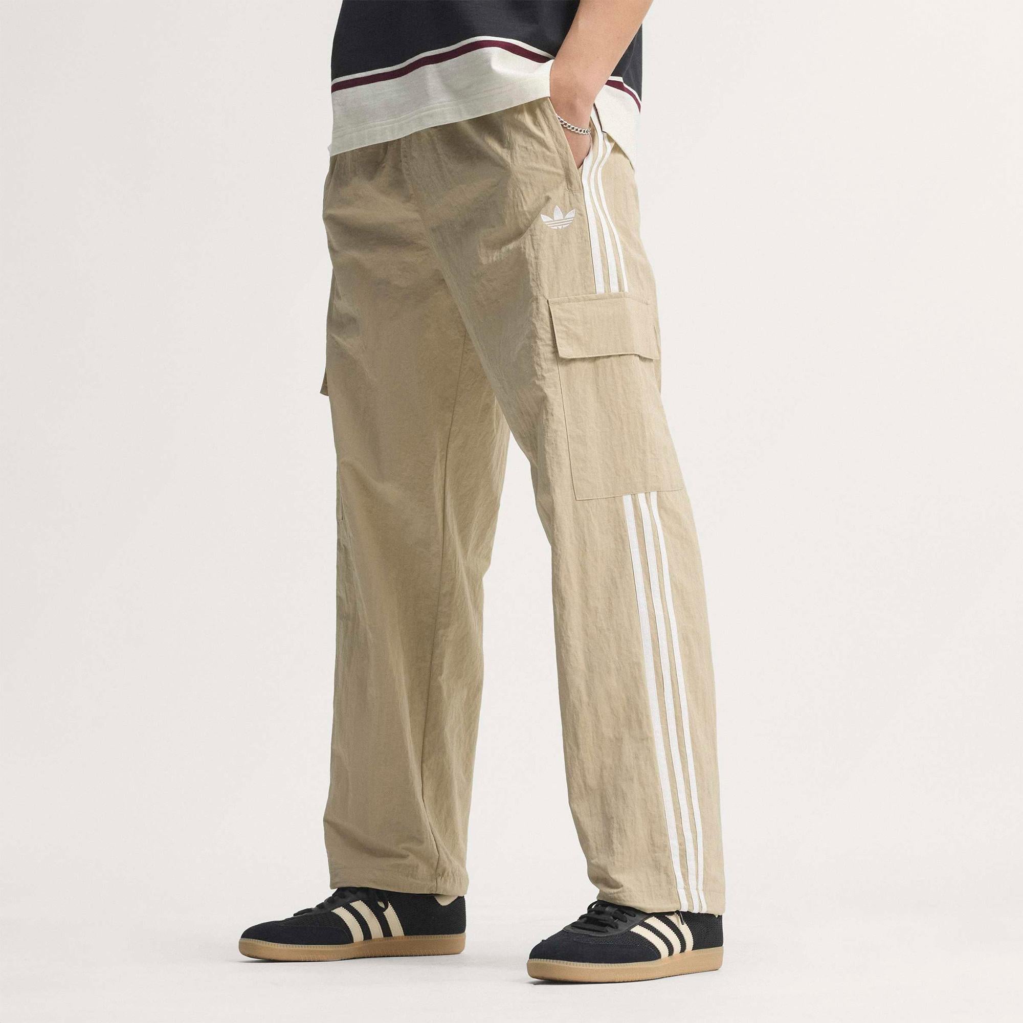 adidas 3-stripes Cargo Erkek Haki Eşofman Altı