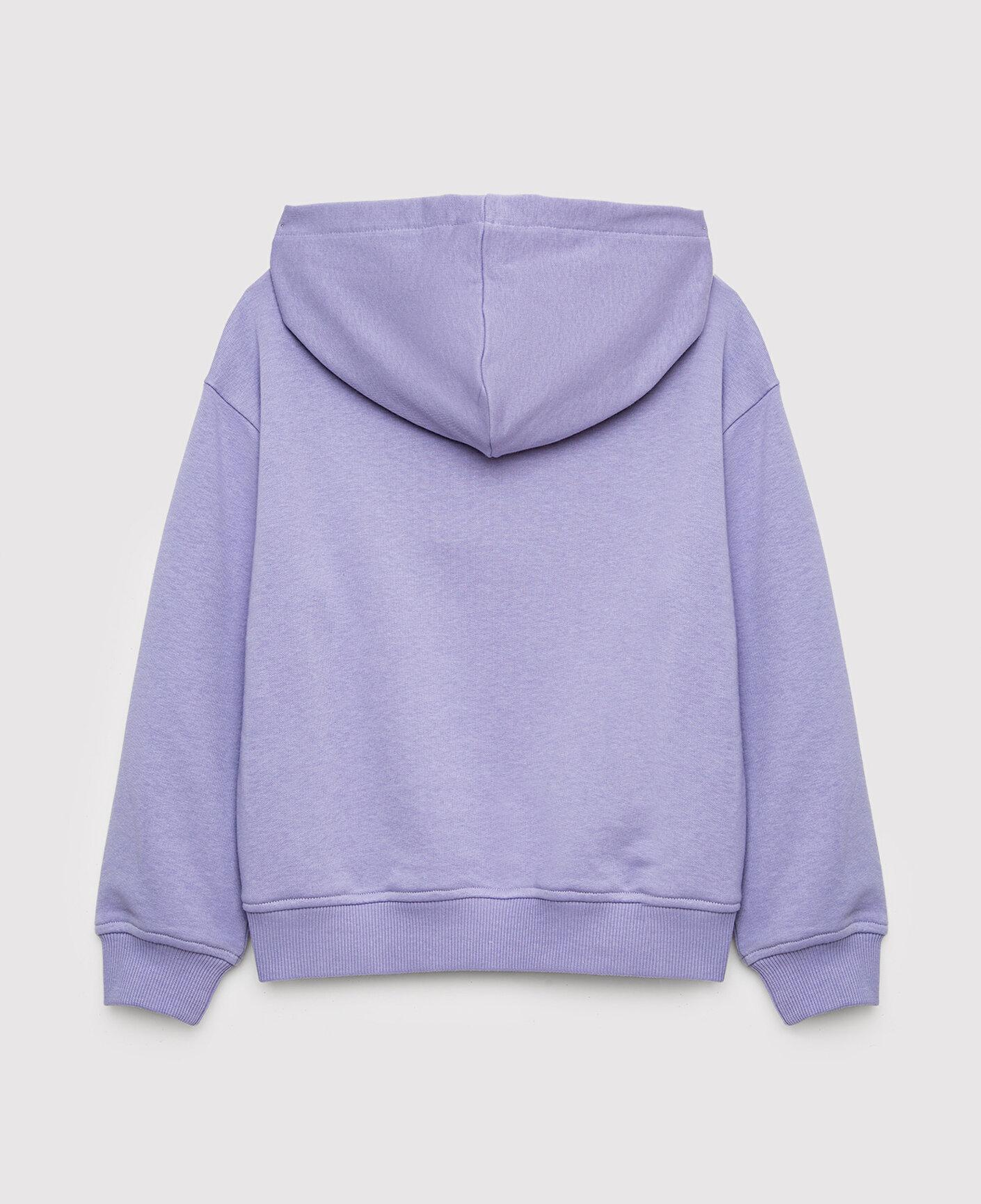 Mavi Mavi Logo Baskılı Kapüşonlu Mor Sweatshirt 7S10147-70557