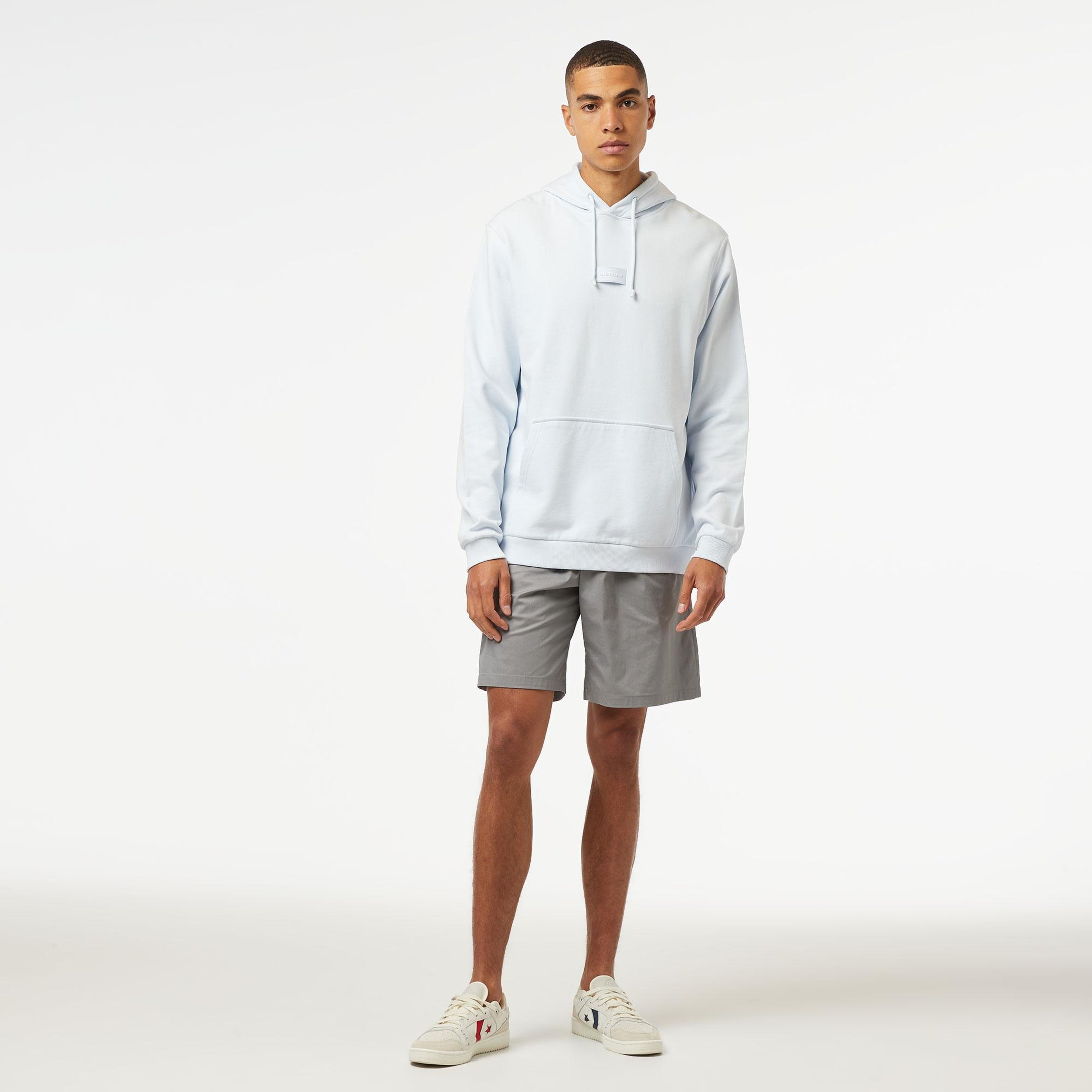 UNITED4 Classic Erkek Mavi Hoodie